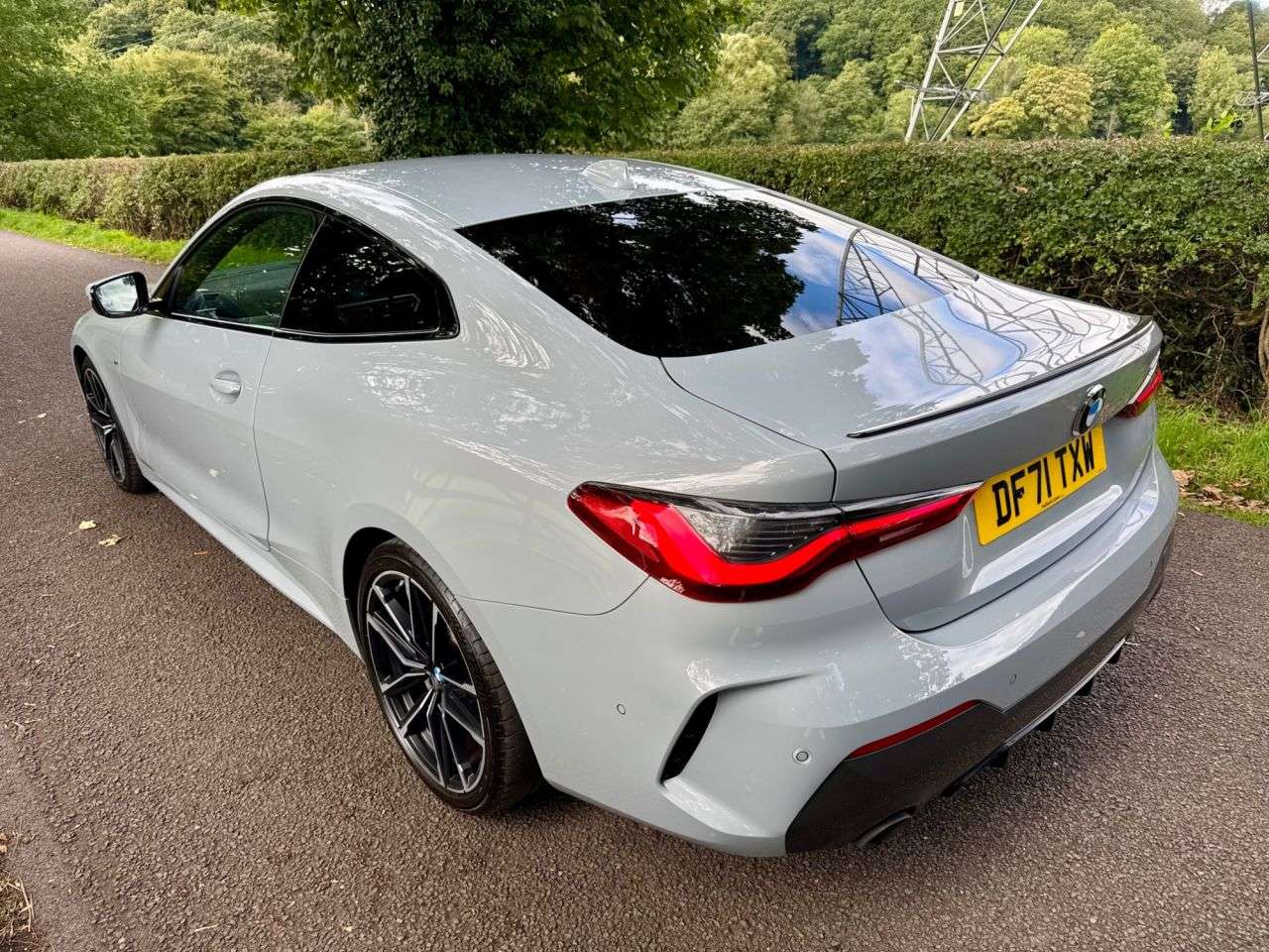 A 2022 BMW 4 SERIES 2.0 420i M Sport Coupe 2dr Petrol Automatic Euro 6 (s/s) (184 ps) + SERVICE A 2022 BMW 4 SERIES 2.0 420i M Sport Coupe 2dr Petrol Automatic Euro 6 (s/s) (184 ps) + SERVICE