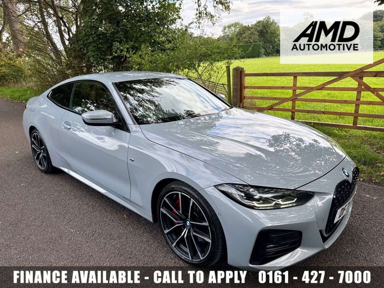 A 2022 BMW 4 SERIES 2.0 420i M Sport Coupe 2dr Petrol Automatic Euro 6 (s/s) (184 ps) + SERVICE A 2022 BMW 4 SERIES 2.0 420i M Sport Coupe 2dr Petrol Automatic Euro 6 (s/s) (184 ps) + SERVICE