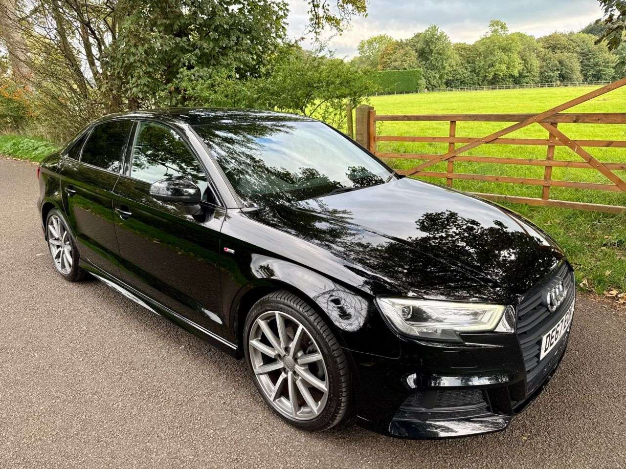 A 2017 AUDI A3 1.5 TFSI CoD Black Edition Saloon 4dr Petrol Manual Euro 6 (s/s) (150 ps) + A 2017 AUDI A3 1.5 TFSI CoD Black Edition Saloon 4dr Petrol Manual Euro 6 (s/s) (150 ps) +