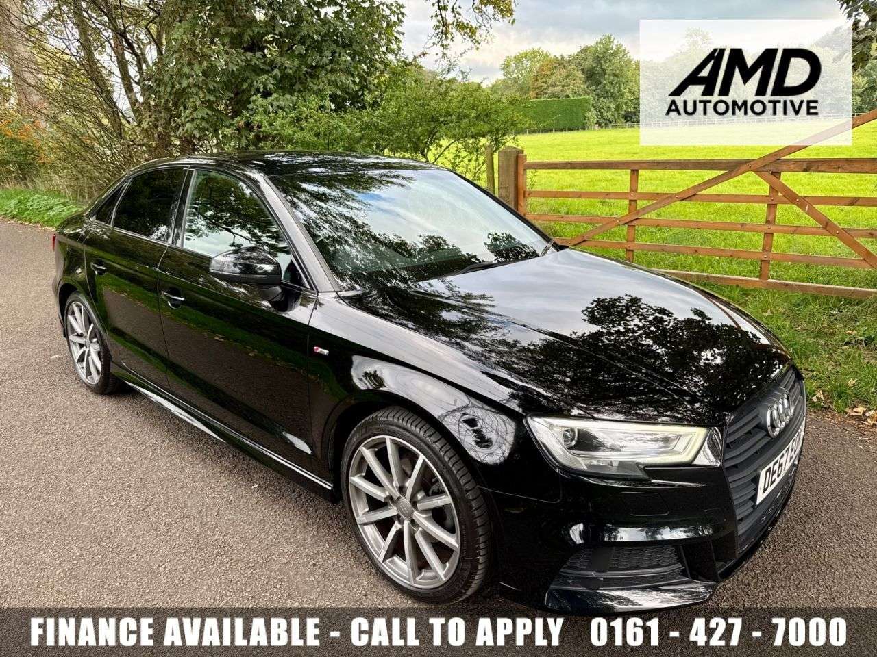 A 2017 AUDI A3 1.5 TFSI CoD Black Edition Saloon 4dr Petrol Manual Euro 6 (s/s) (150 ps) + A 2017 AUDI A3 1.5 TFSI CoD Black Edition Saloon 4dr Petrol Manual Euro 6 (s/s) (150 ps) +