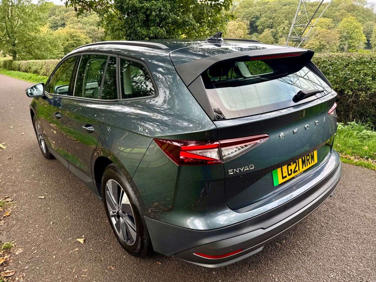 A 2021 SKODA ENYAQ IV iV 62kWh 60 SUV 5dr Electric Auto (179 ps) A 2021 SKODA ENYAQ IV iV 62kWh 60 SUV 5dr Electric Auto (179 ps)