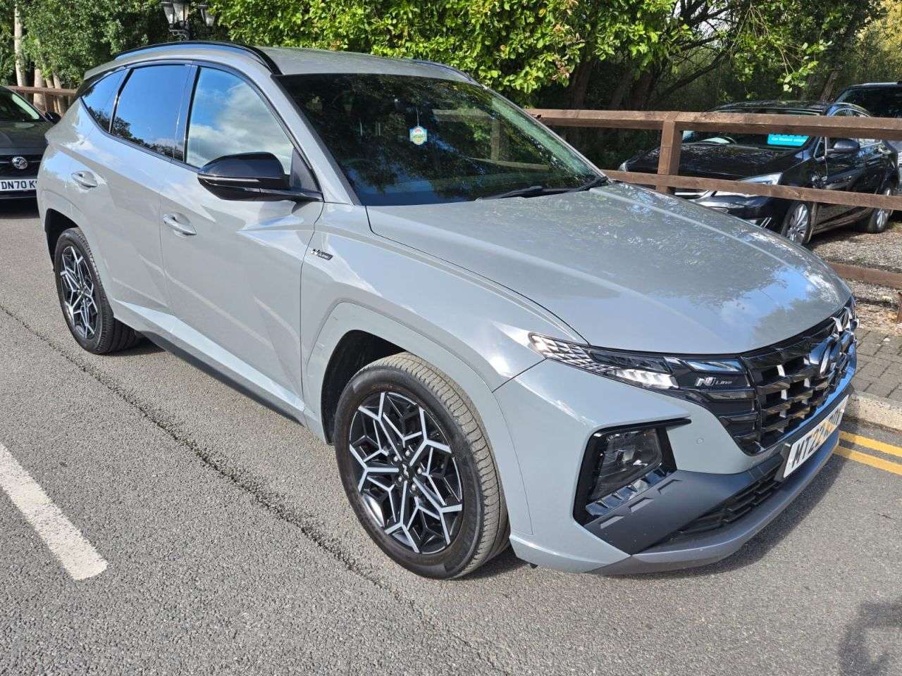 A 2022 HYUNDAI TUCSON 1.6 h T-GDi N Line SUV 5dr Petrol Hybrid Auto Euro 6 (s/s) (230 ps) A 2022 HYUNDAI TUCSON 1.6 h T-GDi N Line SUV 5dr Petrol Hybrid Auto Euro 6 (s/s) (230 ps)