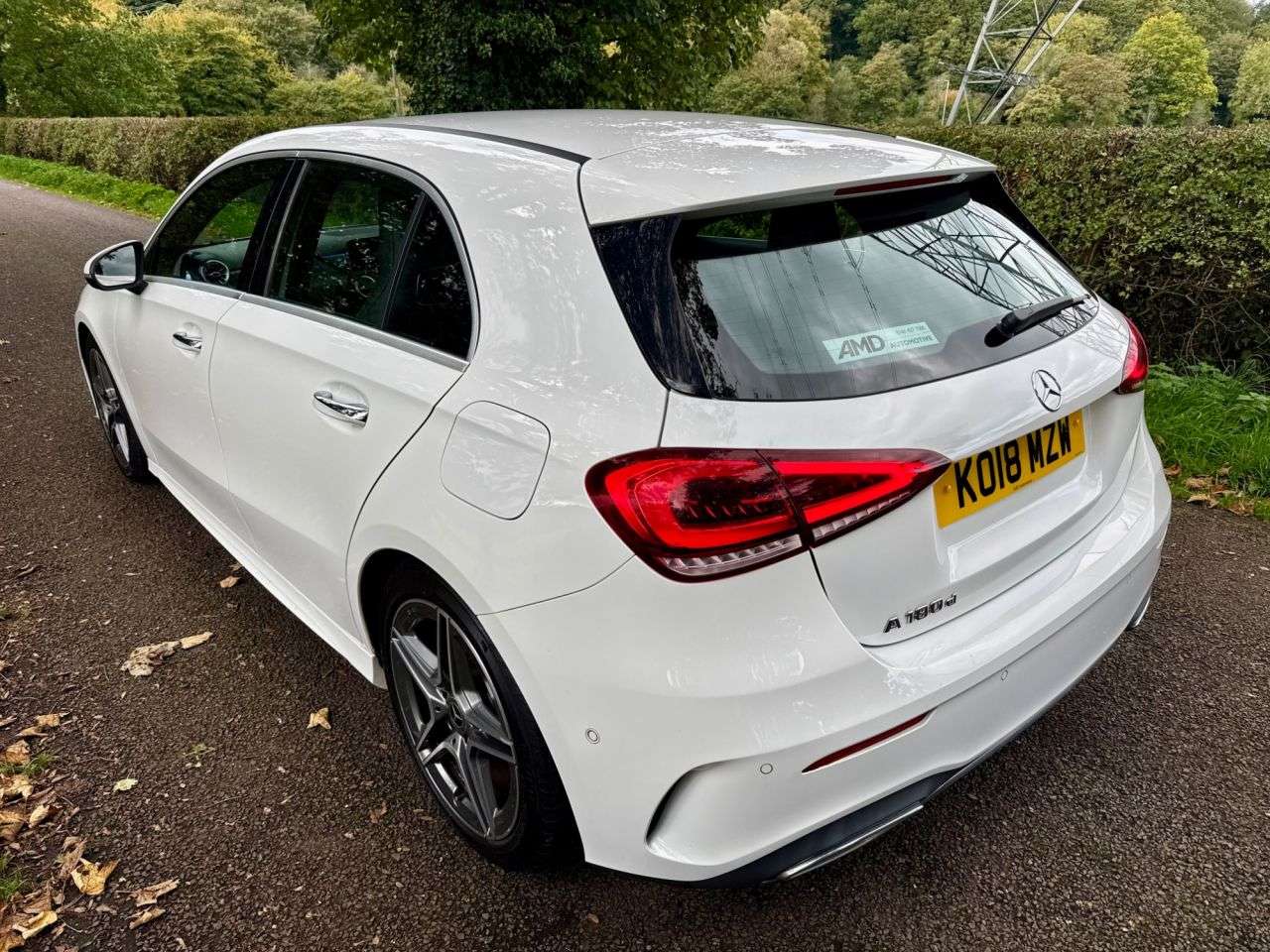 A 2018 MERCEDES-BENZ A CLASS 1.5 A180d AMG Line (Premium) Hatchback 5dr Diesel 7G-DCT Euro 6 (s/s) (116 A 2018 MERCEDES-BENZ A CLASS 1.5 A180d AMG Line (Premium) Hatchback 5dr Diesel 7G-DCT Euro 6 (s/s) (116