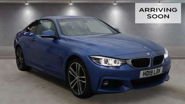 A 2019 BMW 4 SERIES 3.0 435d M Sport Coupe 2dr Diesel Auto xDrive Euro 6 (s/s) (313 ps) A 2019 BMW 4 SERIES 3.0 435d M Sport Coupe 2dr Diesel Auto xDrive Euro 6 (s/s) (313 ps)