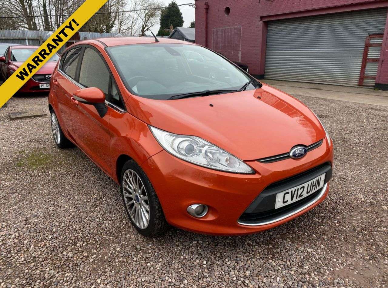 A 2012 FORD FIESTA 1.4 TITANIUM 5d 96 BHP A 2012 FORD FIESTA 1.4 TITANIUM 5d 96 BHP