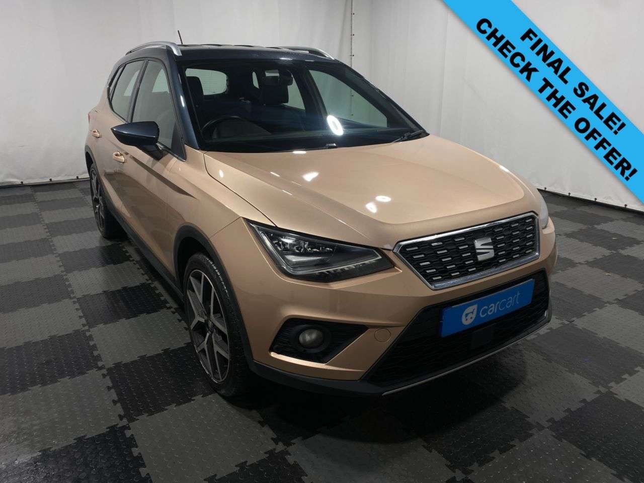 A 2019 SEAT ARONA 1.0 TSI GPF XCELLENCE Lux SUV 5dr Petrol Manual Euro 6 (s/s) (115 ps) (Rate A 2019 SEAT ARONA 1.0 TSI GPF XCELLENCE Lux SUV 5dr Petrol Manual Euro 6 (s/s) (115 ps) (Rate