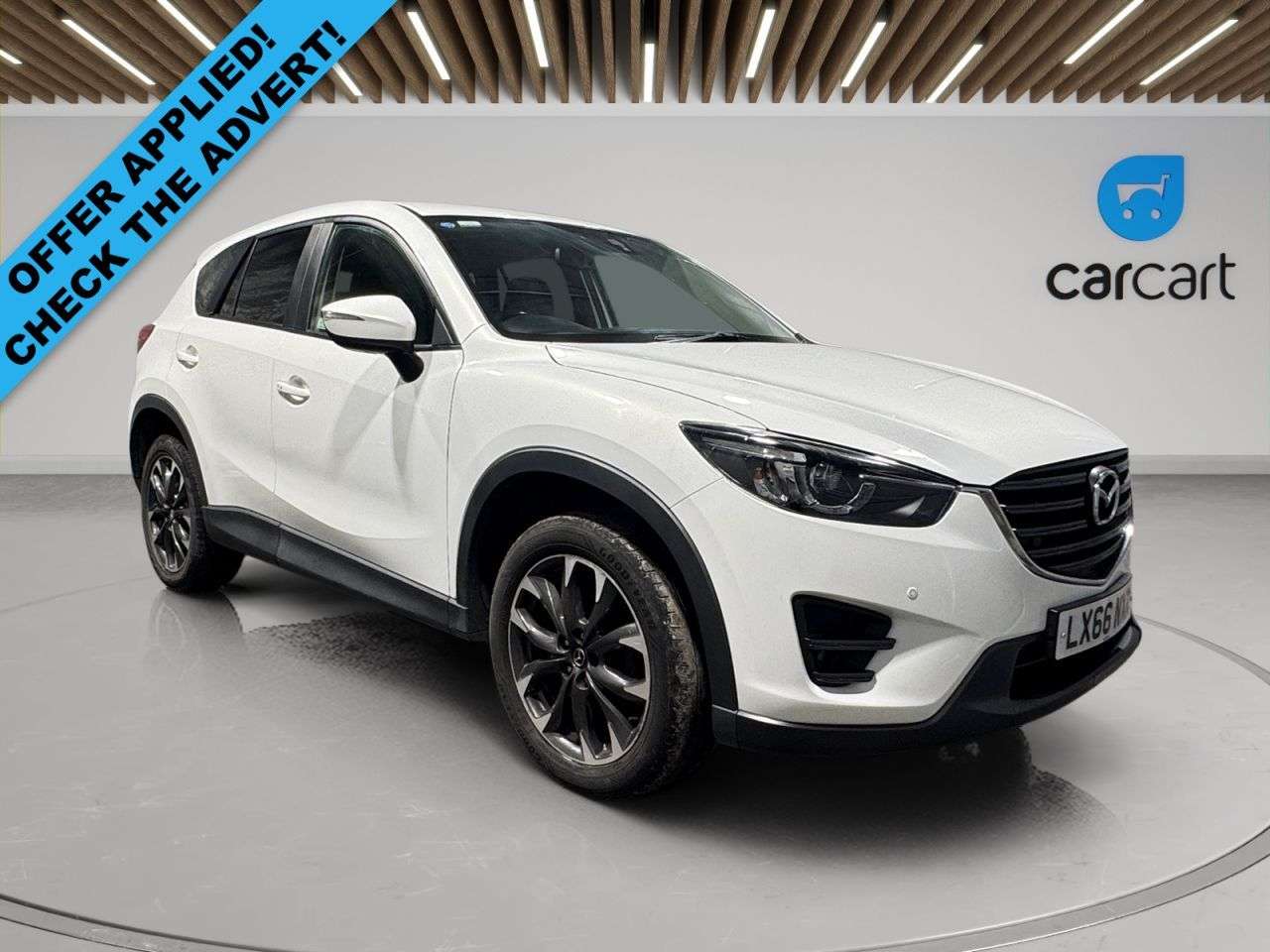 A 2016 MAZDA CX-5 2.2 SKYACTIV-D Sport Nav SUV 5dr Diesel Auto 4WD Euro 6 (s/s) (175 ps) (Rat A 2016 MAZDA CX-5 2.2 SKYACTIV-D Sport Nav SUV 5dr Diesel Auto 4WD Euro 6 (s/s) (175 ps) (Rat