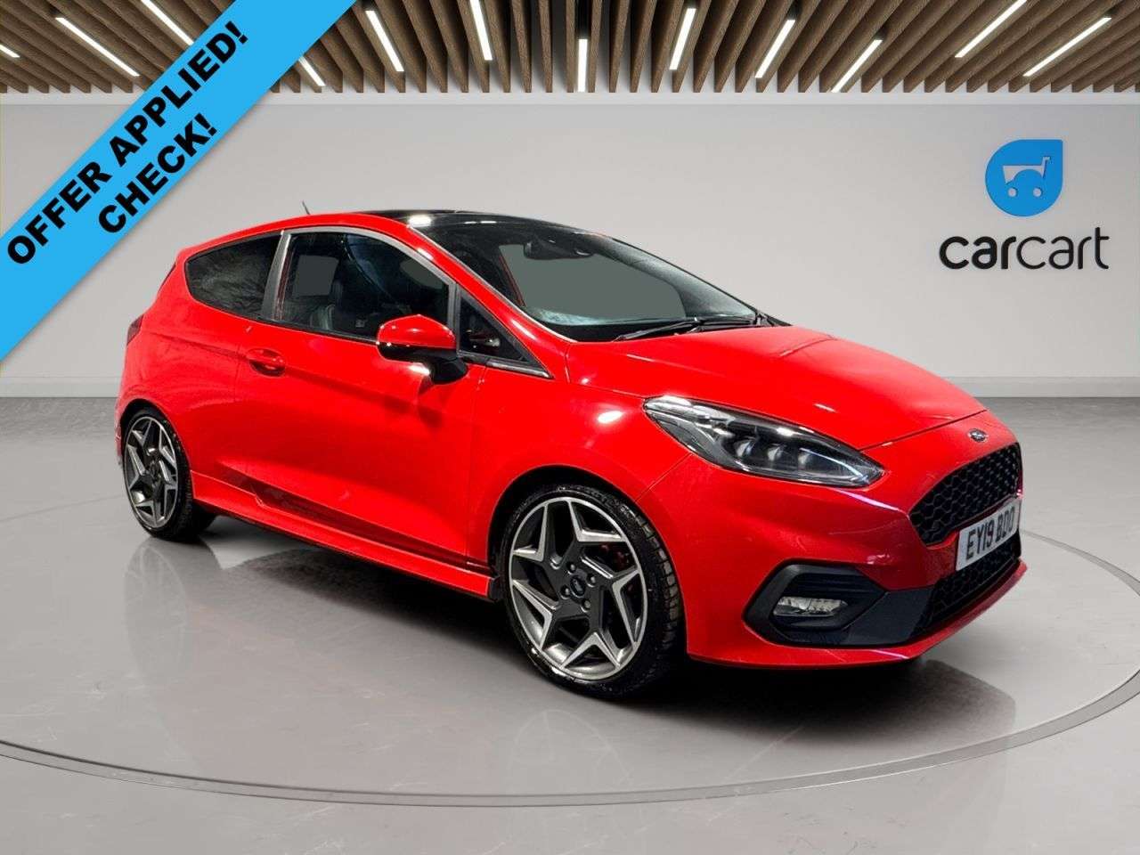 A 2019 FORD FIESTA 1.5T EcoBoost ST-3 Hatchback 3dr Petrol Manual Euro 6 (200 ps) (Rates start A 2019 FORD FIESTA 1.5T EcoBoost ST-3 Hatchback 3dr Petrol Manual Euro 6 (200 ps) (Rates start