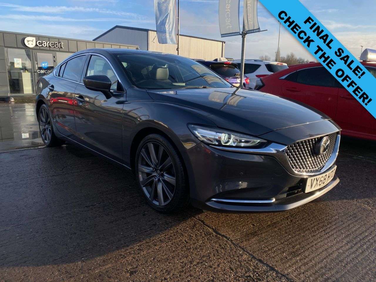 A 2018 MAZDA MAZDA6 2.5 SKYACTIV-G GT Sport Nav+ Saloon 4dr Petrol Auto Euro 6 (s/s) (194 ps) ( A 2018 MAZDA MAZDA6 2.5 SKYACTIV-G GT Sport Nav+ Saloon 4dr Petrol Auto Euro 6 (s/s) (194 ps) (