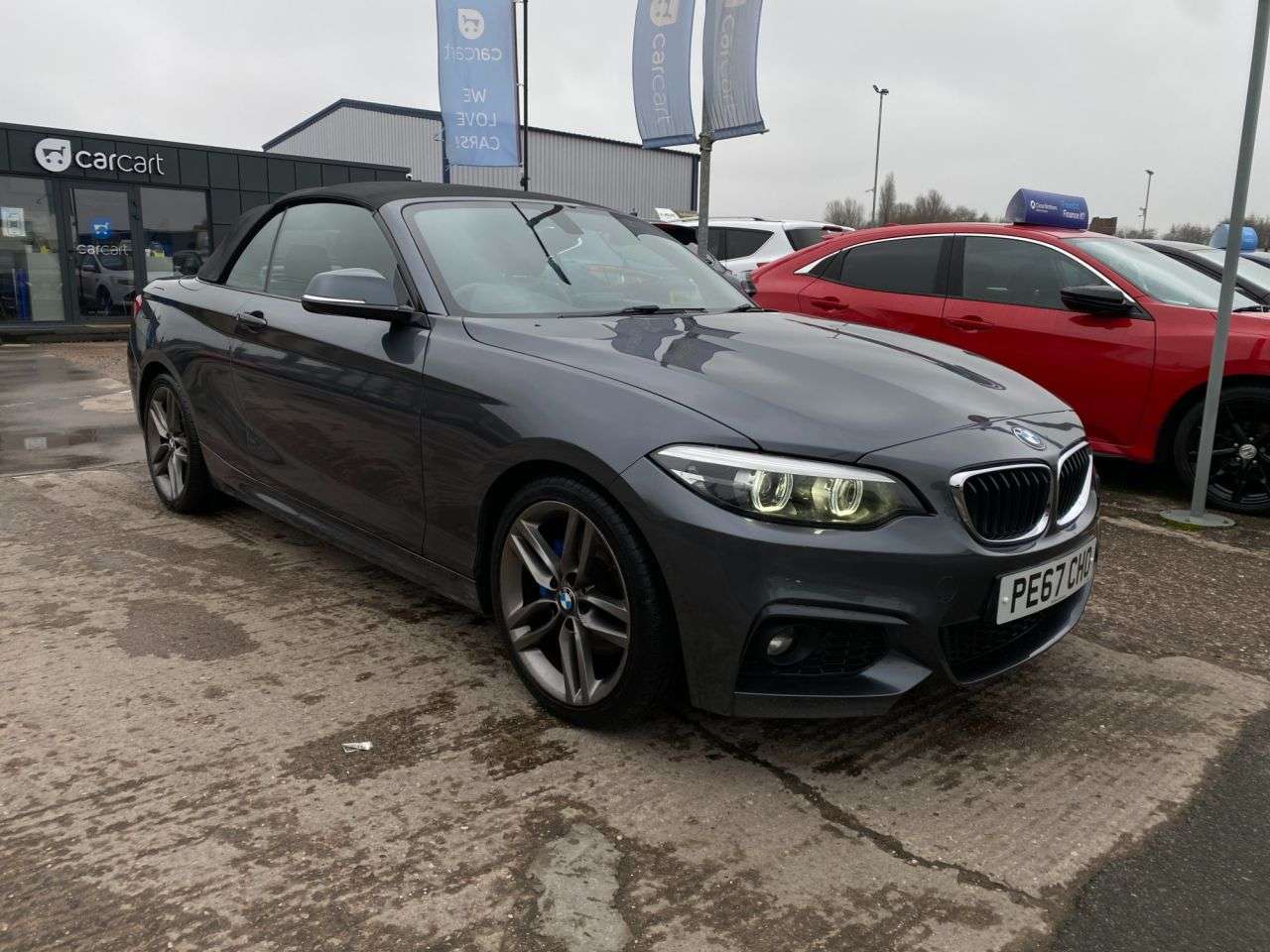 A 2017 BMW 2 SERIES 2.0 220d M Sport Convertible 2dr Diesel Auto Euro 6 (s/s) (190 ps) (Rates s A 2017 BMW 2 SERIES 2.0 220d M Sport Convertible 2dr Diesel Auto Euro 6 (s/s) (190 ps) (Rates s