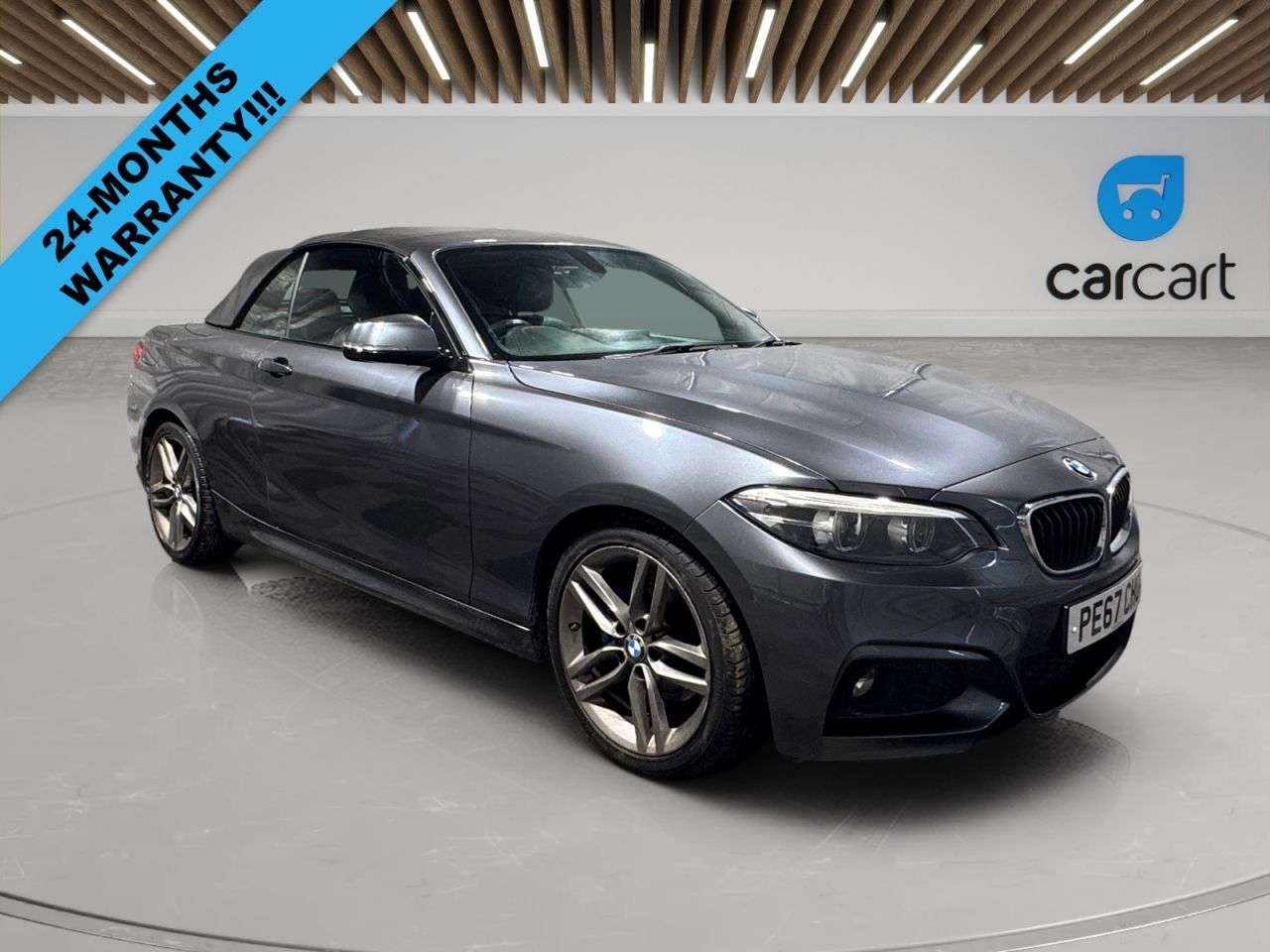 A 2017 BMW 2 SERIES 2.0 220d M Sport Convertible 2dr Diesel Auto Euro 6 (s/s) (190 ps) (Rates s A 2017 BMW 2 SERIES 2.0 220d M Sport Convertible 2dr Diesel Auto Euro 6 (s/s) (190 ps) (Rates s