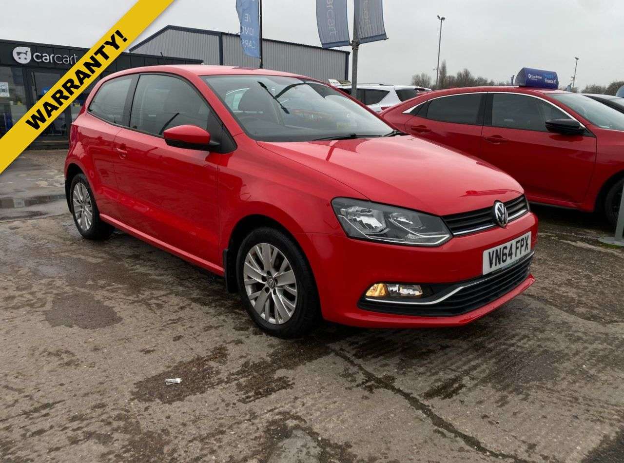 A 2014 VOLKSWAGEN POLO 1.0 BlueMotion Tech SE Hatchback 3dr Petrol Manual Euro 6 (s/s) (60 ps) A 2014 VOLKSWAGEN POLO 1.0 BlueMotion Tech SE Hatchback 3dr Petrol Manual Euro 6 (s/s) (60 ps)