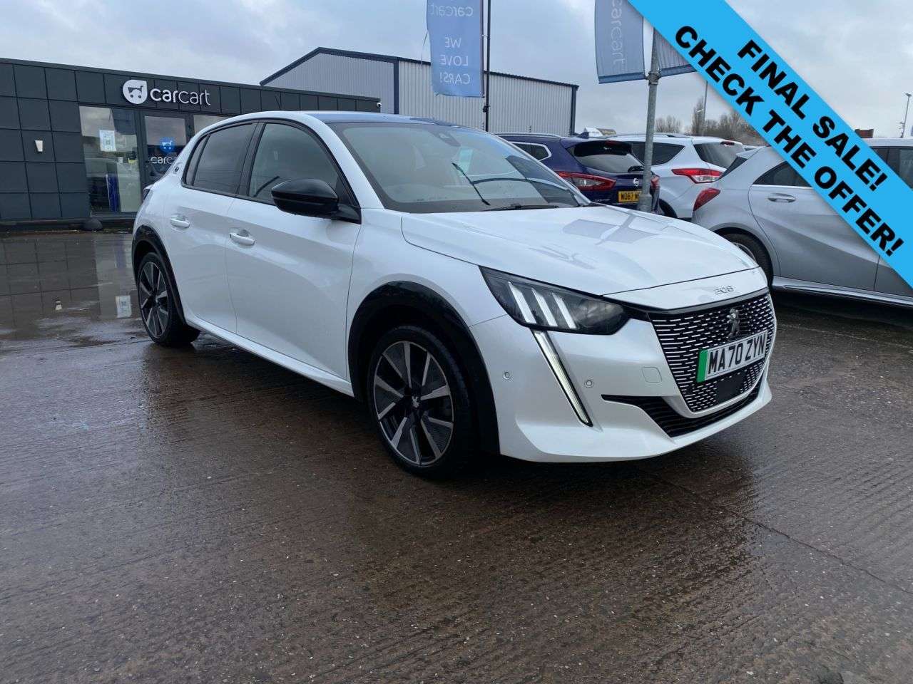 A 2021 PEUGEOT E-208 50kWh GT Hatchback 5dr Electric Auto (136 ps) (Rates starting as low as 11. A 2021 PEUGEOT E-208 50kWh GT Hatchback 5dr Electric Auto (136 ps) (Rates starting as low as 11.