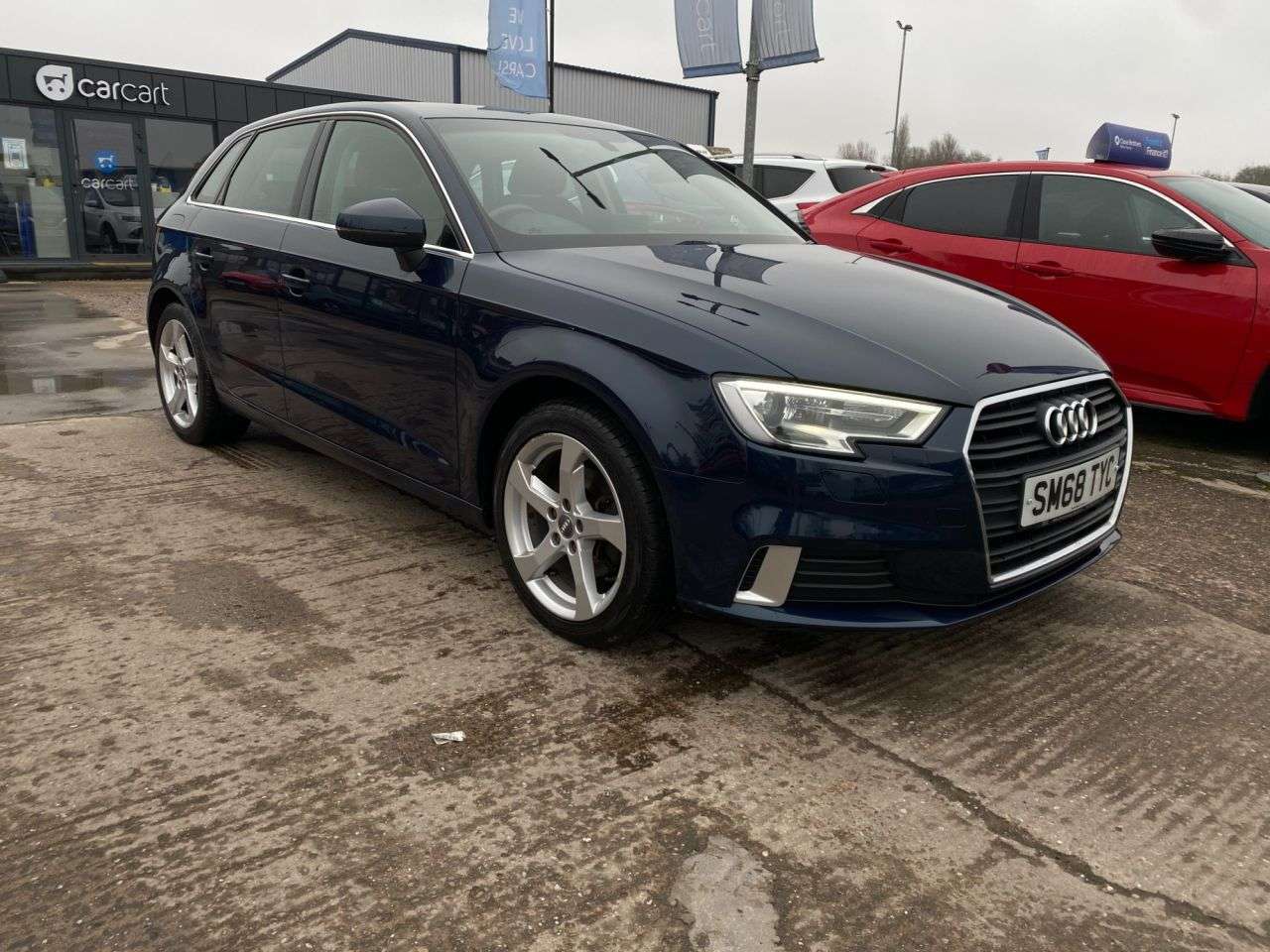A 2018 AUDI A3 1.5 TFSI CoD 35 Sport Sportback 5dr Petrol Manual Euro 6 (s/s) (150 ps) (Ra A 2018 AUDI A3 1.5 TFSI CoD 35 Sport Sportback 5dr Petrol Manual Euro 6 (s/s) (150 ps) (Ra