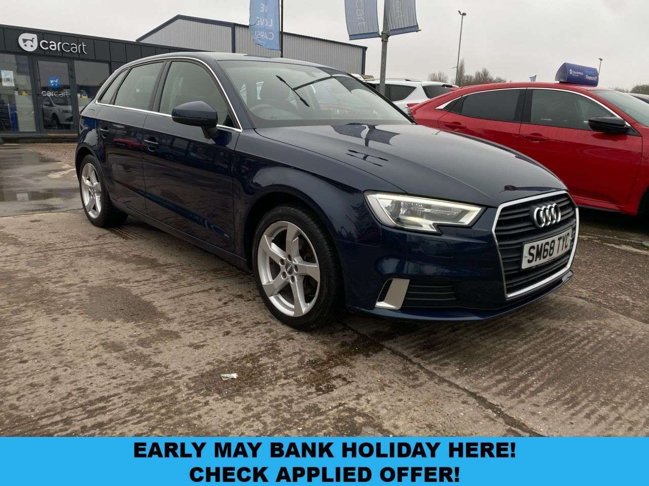 A 2018 AUDI A3 1.5 TFSI CoD 35 Sport Sportback 5dr Petrol Manual Euro 6 (s/s) (150 ps) (Ra A 2018 AUDI A3 1.5 TFSI CoD 35 Sport Sportback 5dr Petrol Manual Euro 6 (s/s) (150 ps) (Ra