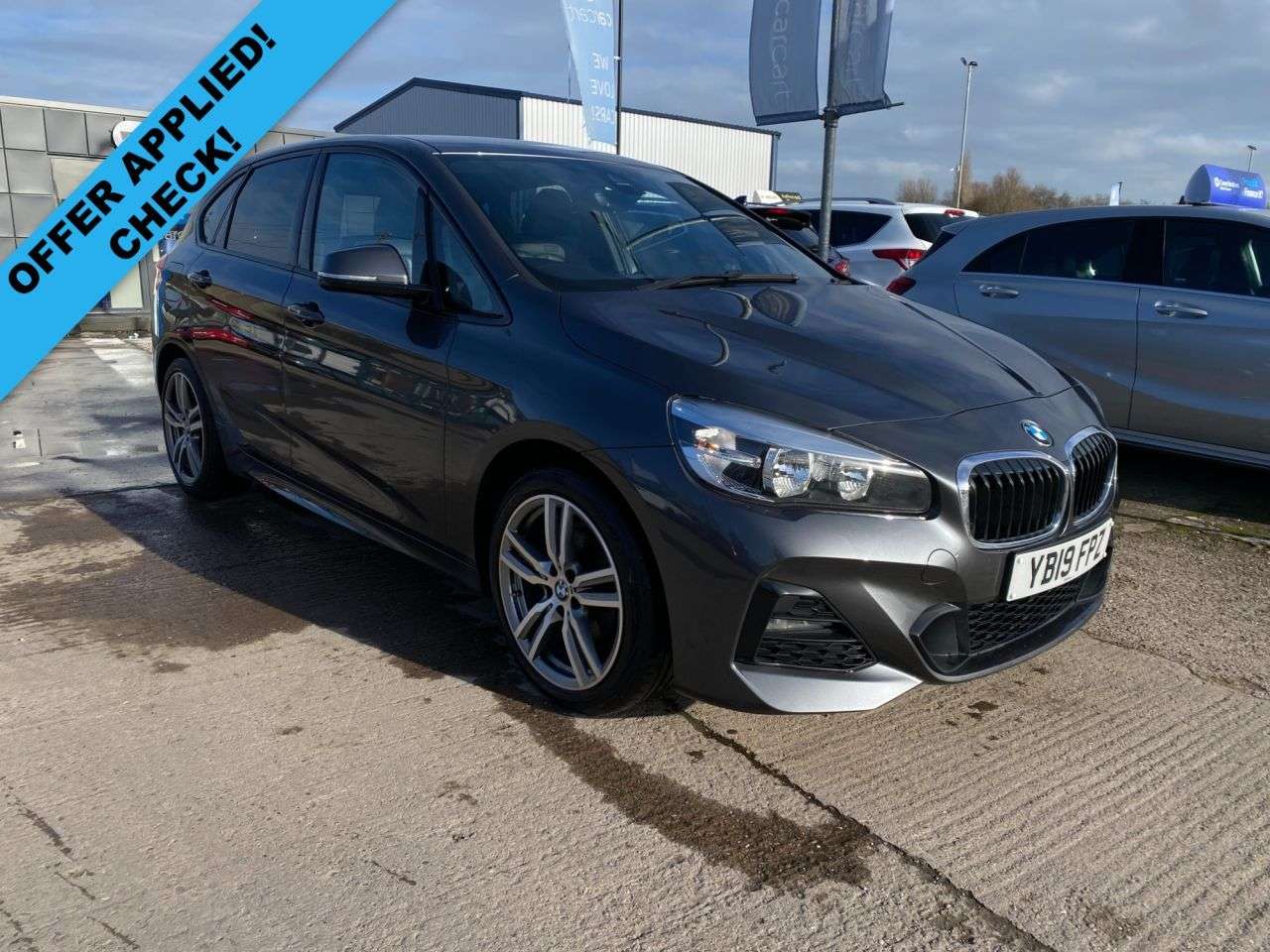 A 2019 BMW 2 SERIES ACTIVE TOURER 1.5 218i M Sport MPV 5dr Petrol Manual Euro 6 (s/s) (140 ps) (Rates startin A 2019 BMW 2 SERIES ACTIVE TOURER 1.5 218i M Sport MPV 5dr Petrol Manual Euro 6 (s/s) (140 ps) (Rates startin