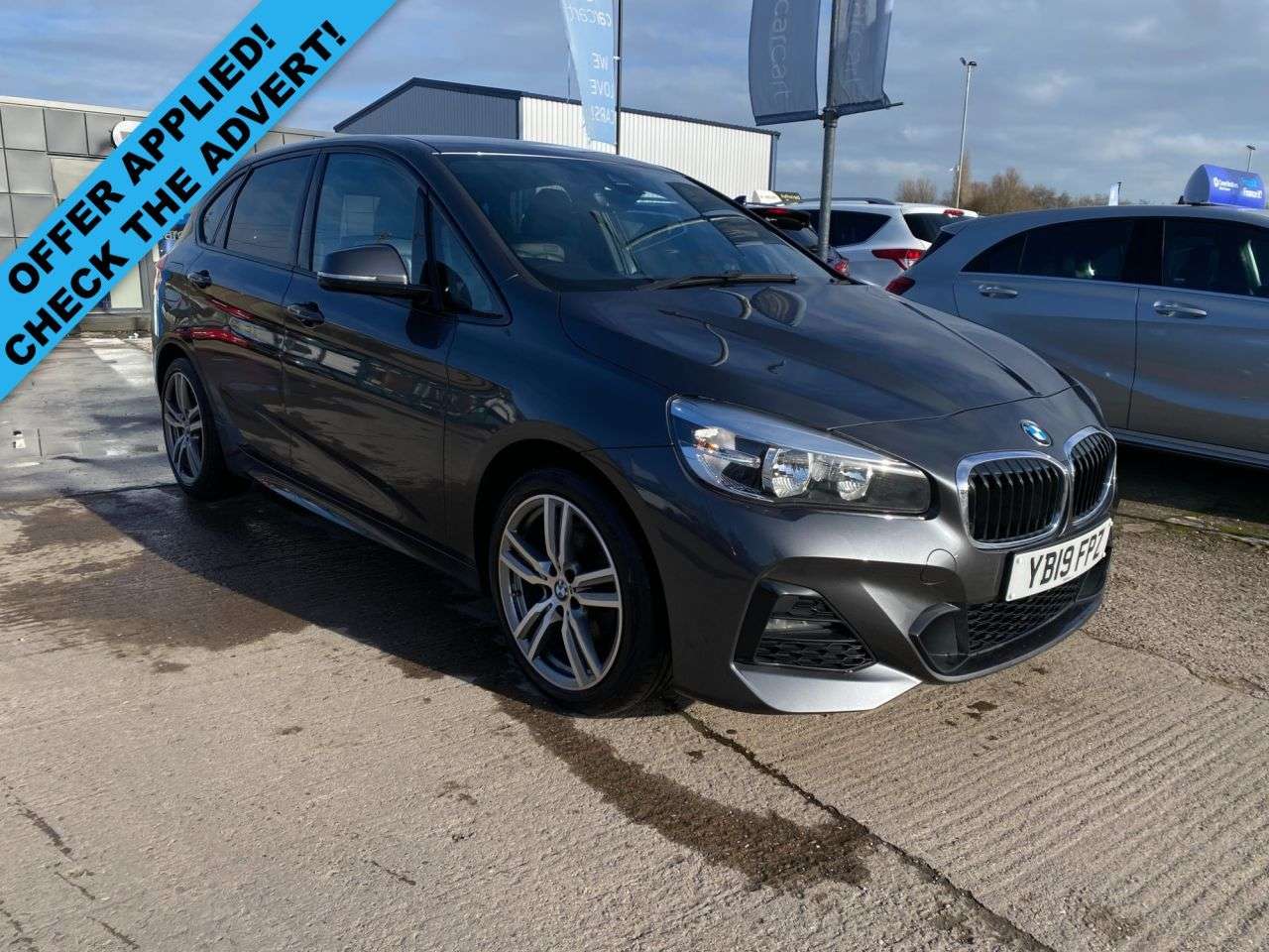 A 2019 BMW 2 SERIES ACTIVE TOURER 1.5 218i M Sport MPV 5dr Petrol Manual Euro 6 (s/s) (140 ps) (Rates startin A 2019 BMW 2 SERIES ACTIVE TOURER 1.5 218i M Sport MPV 5dr Petrol Manual Euro 6 (s/s) (140 ps) (Rates startin