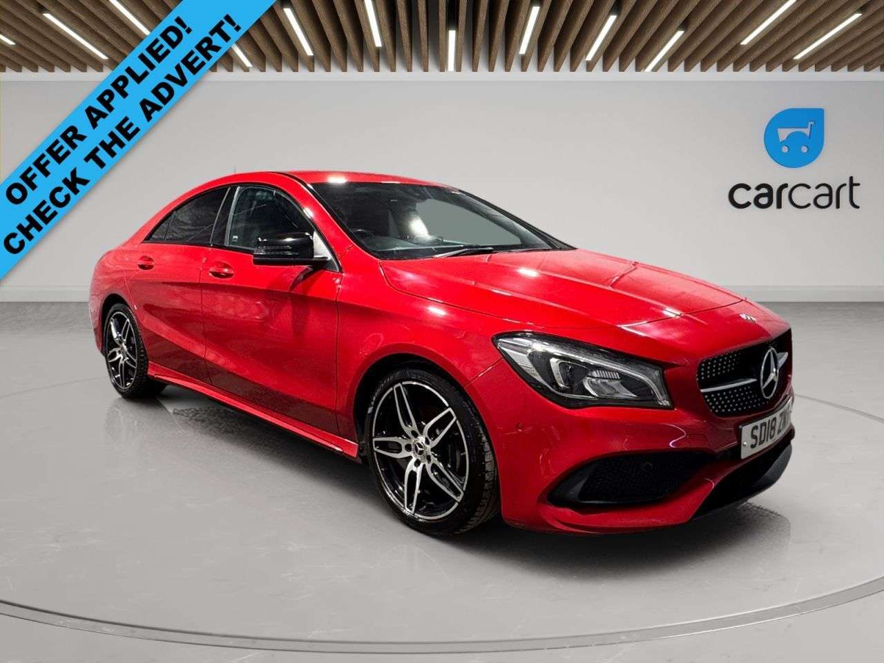 A 2018 MERCEDES-BENZ CLA 2.1 CLA200d AMG Line Coupe 4dr Diesel Manual Euro 6 (s/s) (136 ps) (Rates s A 2018 MERCEDES-BENZ CLA 2.1 CLA200d AMG Line Coupe 4dr Diesel Manual Euro 6 (s/s) (136 ps) (Rates s
