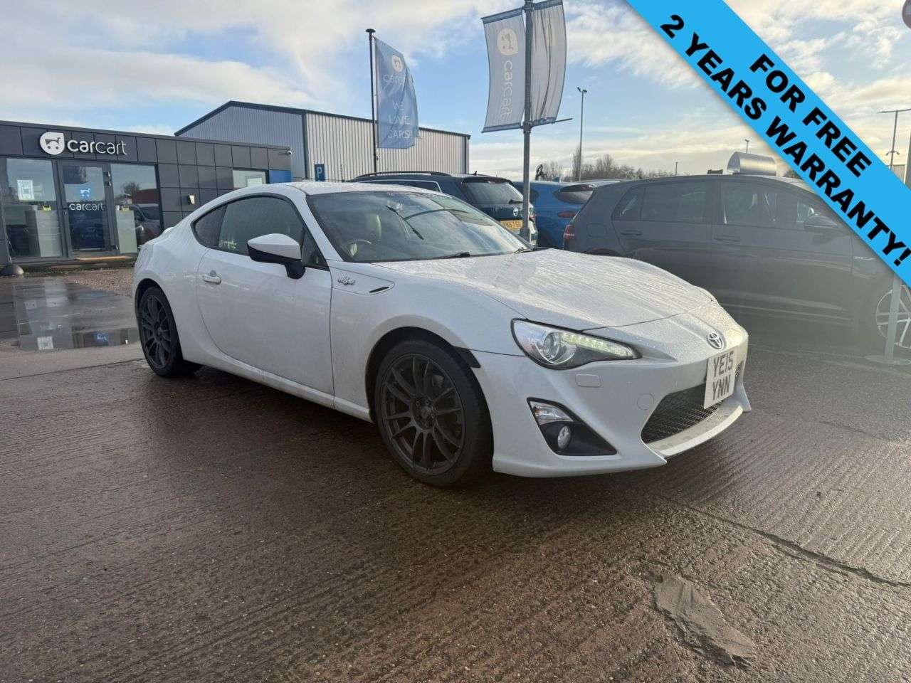 A 2015 TOYOTA GT86 2.0 Boxer D-4S Coupe 2dr Petrol Auto Euro 5 (200 ps) (Rates starting as low A 2015 TOYOTA GT86 2.0 Boxer D-4S Coupe 2dr Petrol Auto Euro 5 (200 ps) (Rates starting as low