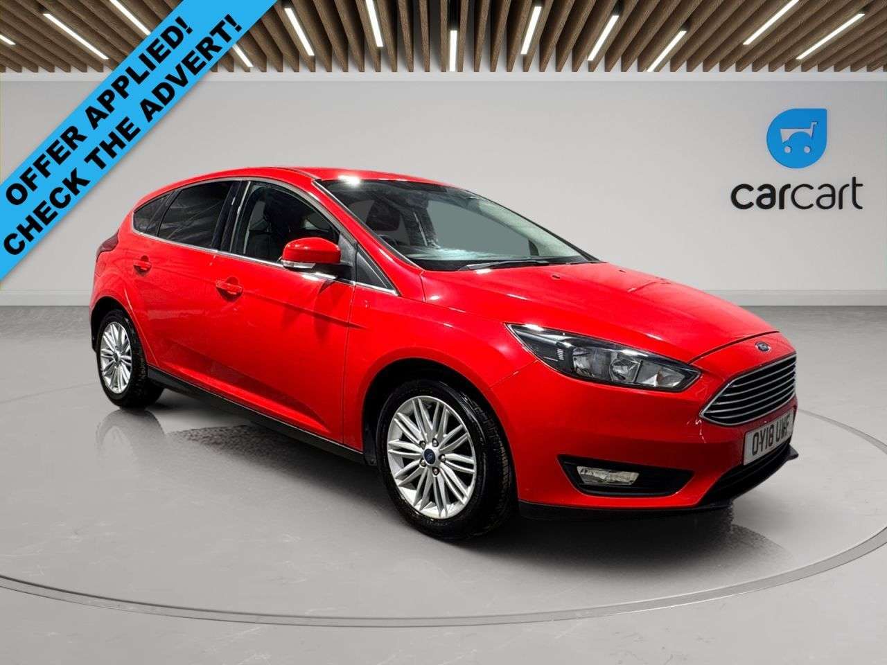 A 2018 FORD FOCUS 1.0T EcoBoost Zetec Edition Hatchback 5dr Petrol Manual Euro 6 (s/s) (100 p A 2018 FORD FOCUS 1.0T EcoBoost Zetec Edition Hatchback 5dr Petrol Manual Euro 6 (s/s) (100 p