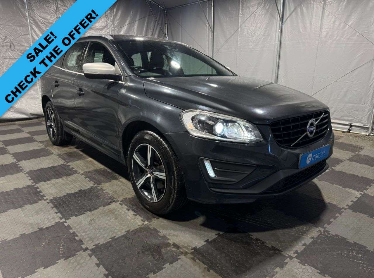 A 2016 VOLVO XC60 2.4 D4 R-Design Lux Nav SUV 5dr Diesel Manual AWD Euro 6 (s/s) (190 ps) (Ra A 2016 VOLVO XC60 2.4 D4 R-Design Lux Nav SUV 5dr Diesel Manual AWD Euro 6 (s/s) (190 ps) (Ra