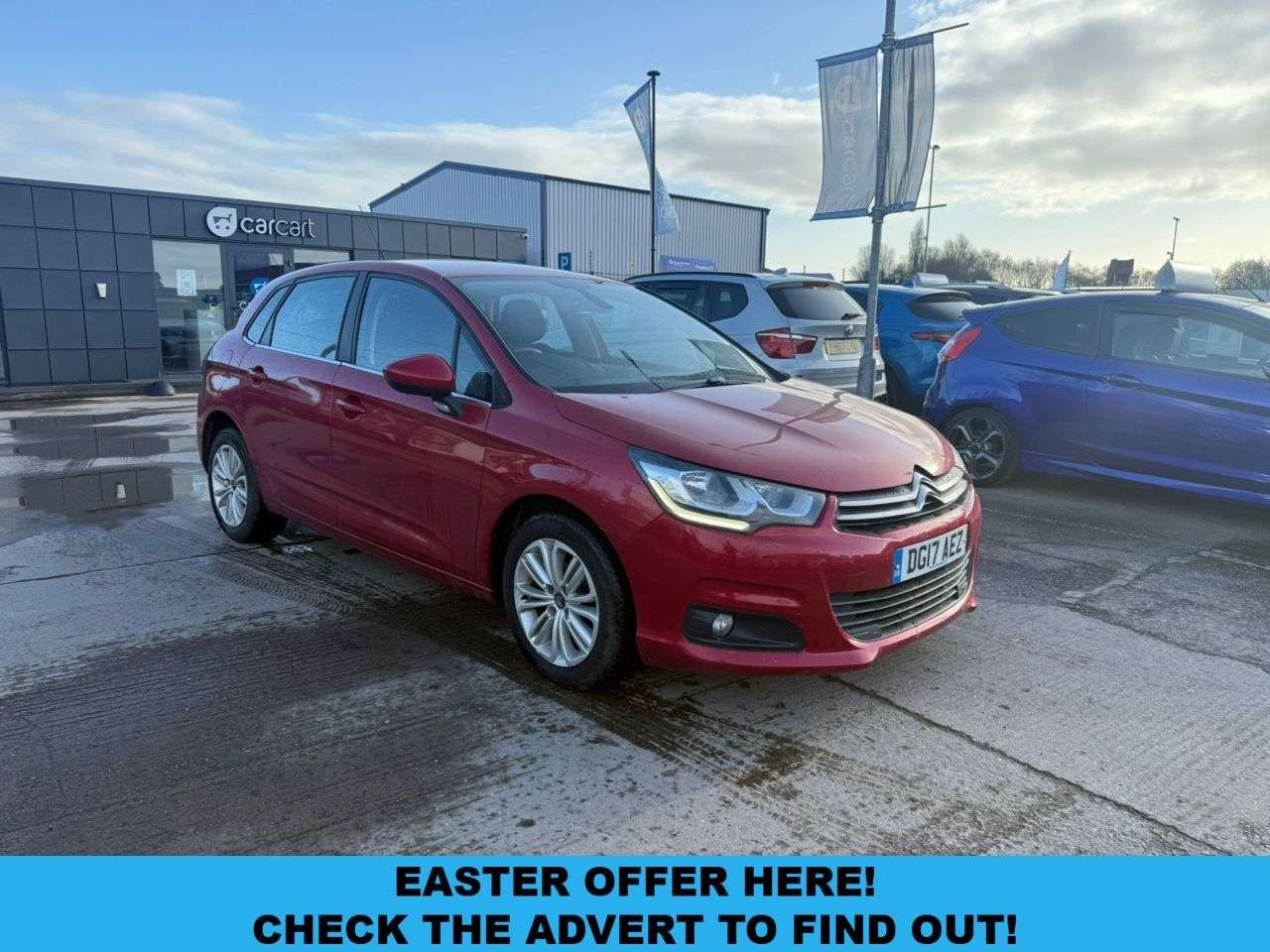 A 2017 CITROEN C4 1.6 BlueHDi Flair Hatchback 5dr Diesel Manual Euro 6 (100 ps) (Rates starti A 2017 CITROEN C4 1.6 BlueHDi Flair Hatchback 5dr Diesel Manual Euro 6 (100 ps) (Rates starti