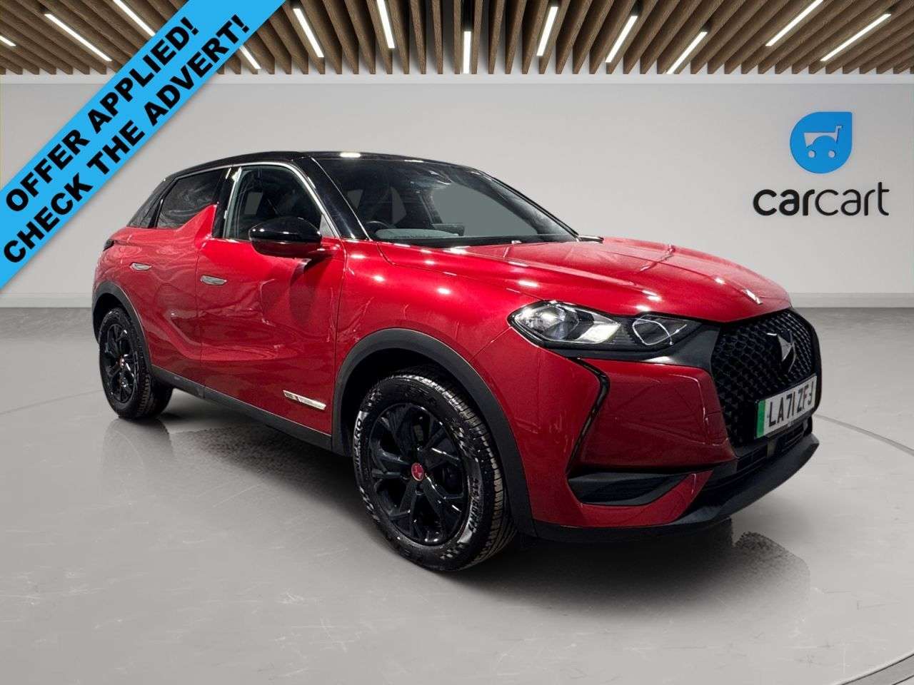 A 2022 DS AUTOMOBILES DS 3 CROSSBACK E-TENSE 50kWh Performance Line Crossback 5dr Electric Auto (136 ps) (Rates A 2022 DS AUTOMOBILES DS 3 CROSSBACK E-TENSE 50kWh Performance Line Crossback 5dr Electric Auto (136 ps) (Rates