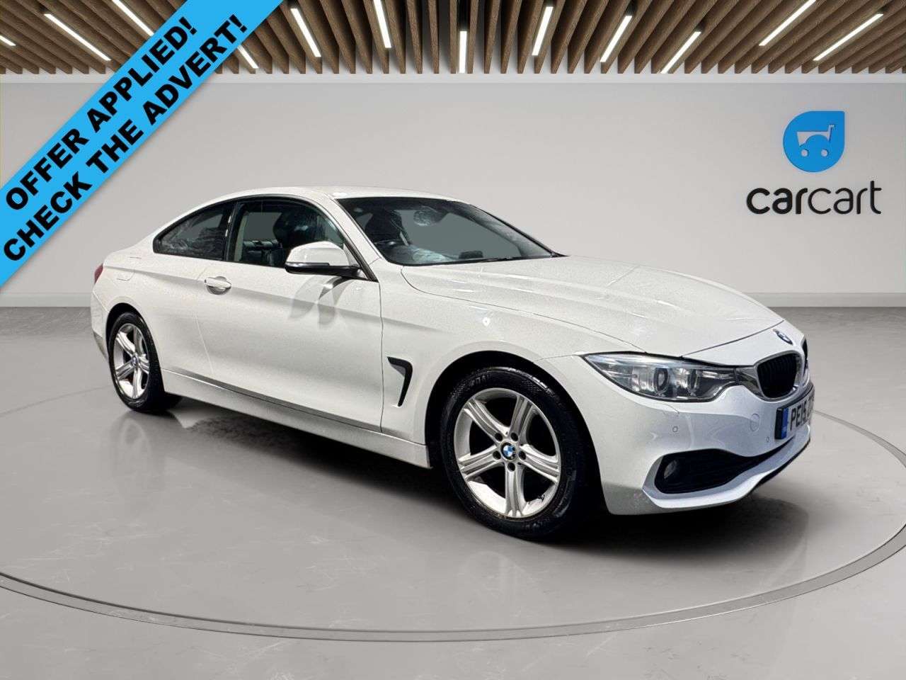 A 2015 BMW 4 SERIES 2.0 420d SE Coupe 2dr Diesel Manual Euro 6 (s/s) (190 ps) (Rates starting a A 2015 BMW 4 SERIES 2.0 420d SE Coupe 2dr Diesel Manual Euro 6 (s/s) (190 ps) (Rates starting a