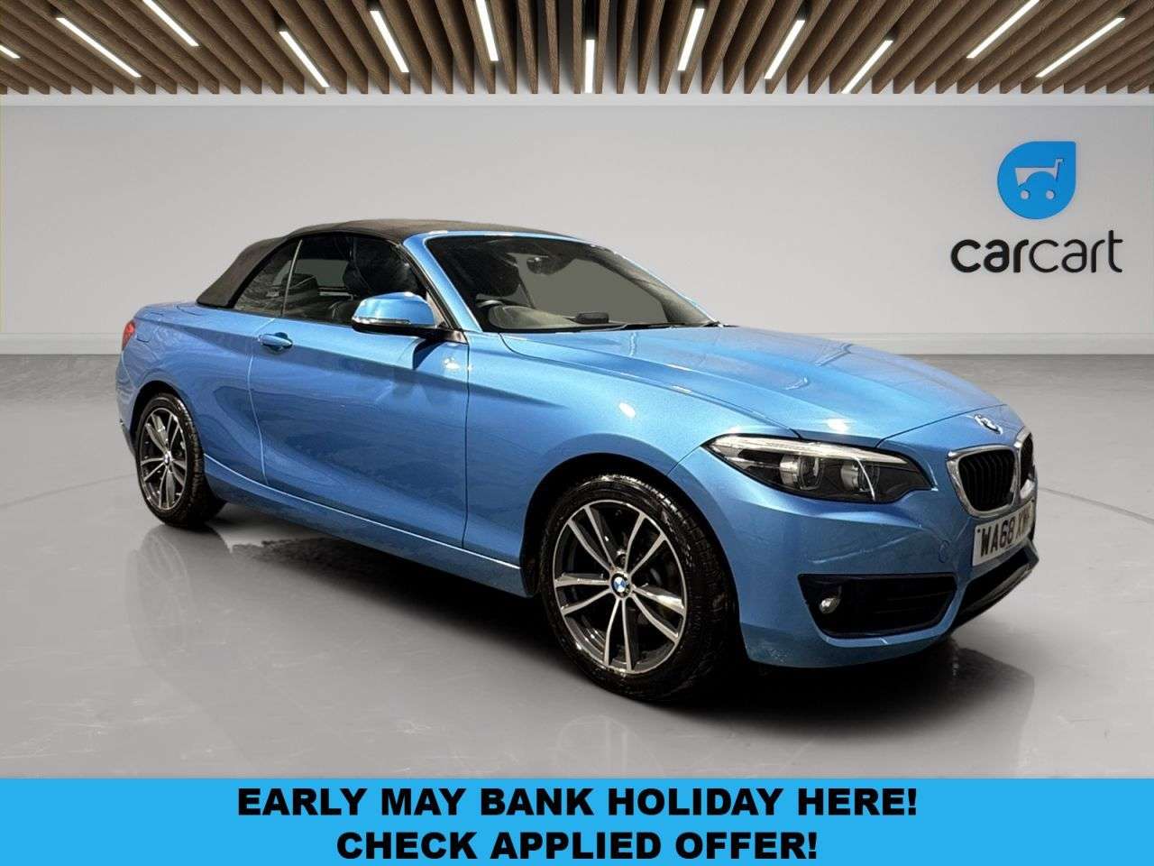 A 2018 BMW 2 SERIES 1.5 218i Sport Convertible 2dr Petrol Manual Euro 6 (s/s) (136 ps) (Rates s A 2018 BMW 2 SERIES 1.5 218i Sport Convertible 2dr Petrol Manual Euro 6 (s/s) (136 ps) (Rates s