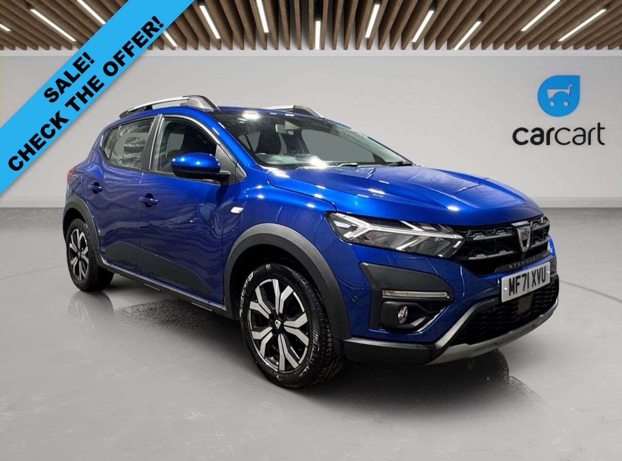 A 2021 DACIA SANDERO STEPWAY 1.0 TCe Prestige Hatchback 5dr Bi Fuel Manual Euro 6 (s/s) (100 ps) (Rates A 2021 DACIA SANDERO STEPWAY 1.0 TCe Prestige Hatchback 5dr Bi Fuel Manual Euro 6 (s/s) (100 ps) (Rates