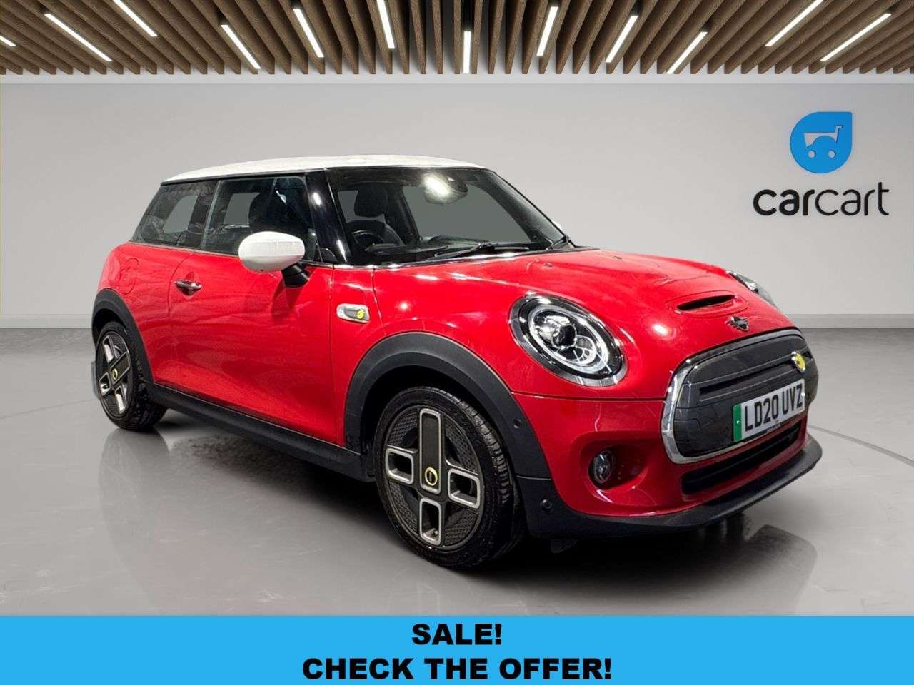 A 2020 MINI ELECTRIC HATCH Cooper SE 32.6kWh Level 3 Hatchback 3dr Electric Auto (184 ps) (Rates start A 2020 MINI ELECTRIC HATCH Cooper SE 32.6kWh Level 3 Hatchback 3dr Electric Auto (184 ps) (Rates start