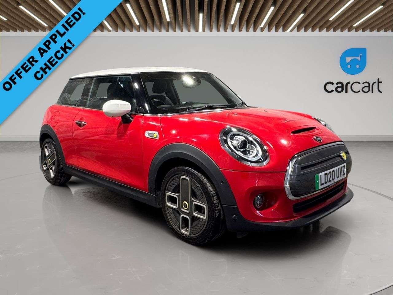 A 2020 MINI ELECTRIC HATCH Cooper SE 32.6kWh Level 3 Hatchback 3dr Electric Auto (184 ps) (Rates start A 2020 MINI ELECTRIC HATCH Cooper SE 32.6kWh Level 3 Hatchback 3dr Electric Auto (184 ps) (Rates start
