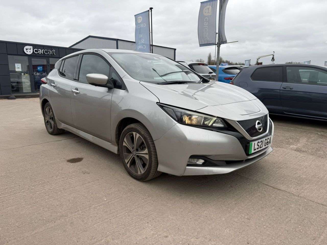 A 2021 NISSAN LEAF 62kWh e+ N-Connecta Hatchback 5dr Electric Auto (217 ps) (Rates starting as A 2021 NISSAN LEAF 62kWh e+ N-Connecta Hatchback 5dr Electric Auto (217 ps) (Rates starting as