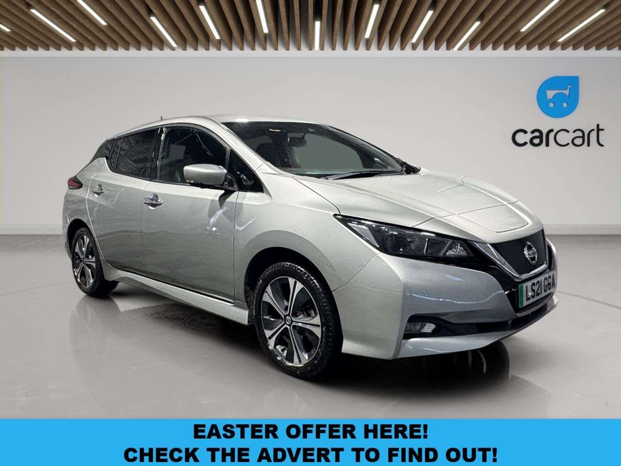 A 2021 NISSAN LEAF 62kWh e+ N-Connecta Hatchback 5dr Electric Auto (217 ps) (Rates starting as A 2021 NISSAN LEAF 62kWh e+ N-Connecta Hatchback 5dr Electric Auto (217 ps) (Rates starting as