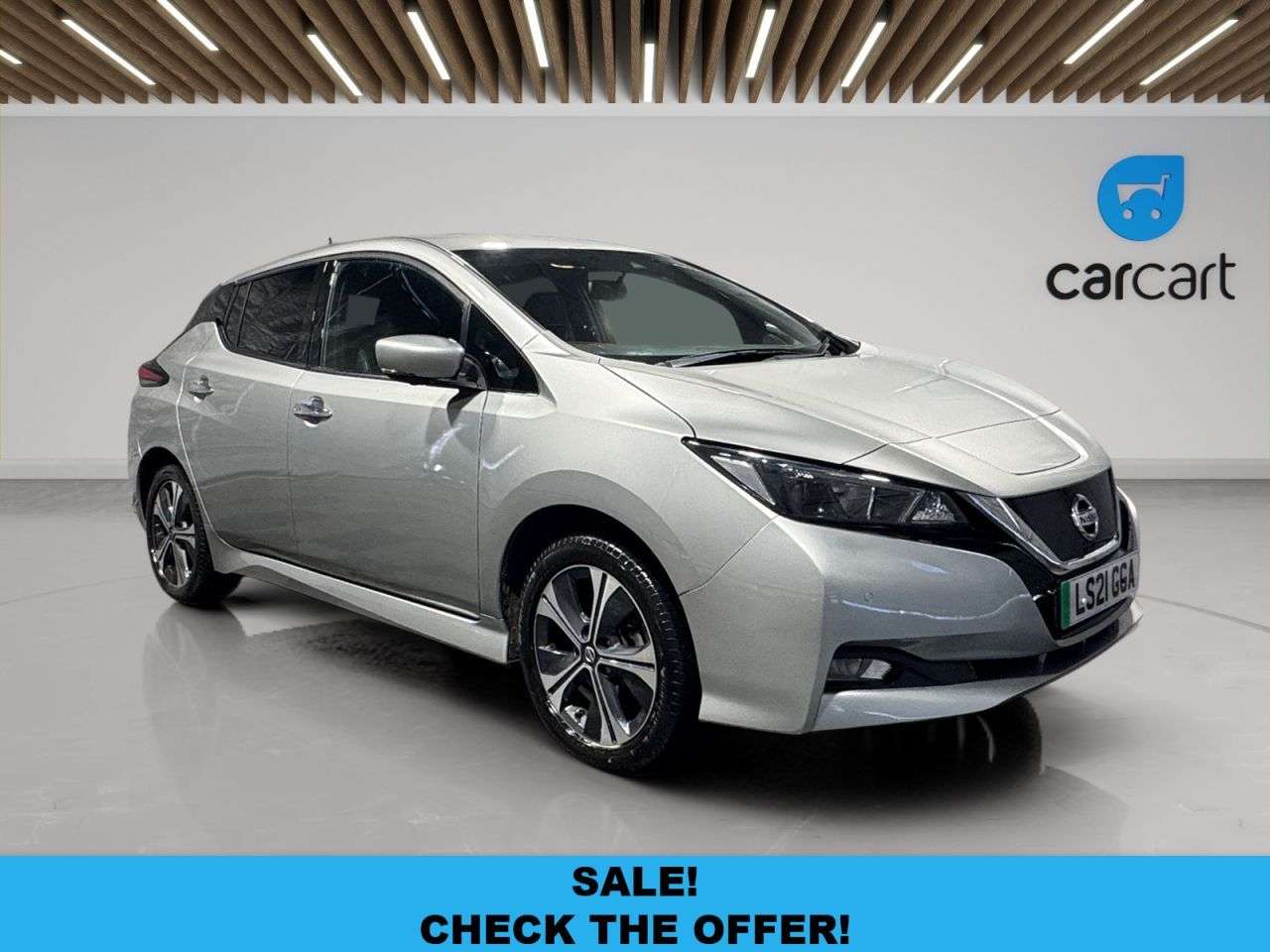 A 2021 NISSAN LEAF 62kWh e+ N-Connecta Hatchback 5dr Electric Auto (217 ps) (Rates starting as A 2021 NISSAN LEAF 62kWh e+ N-Connecta Hatchback 5dr Electric Auto (217 ps) (Rates starting as