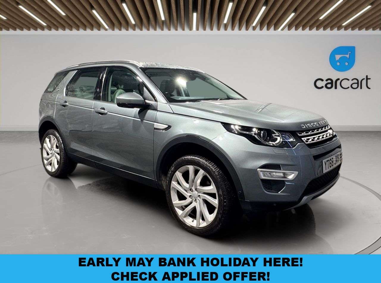 A 2018 LAND ROVER DISCOVERY SPORT 2.0 TD4 HSE Luxury SUV 5dr Diesel Auto 4WD Euro 6 (s/s) (180 ps) (Rates sta A 2018 LAND ROVER DISCOVERY SPORT 2.0 TD4 HSE Luxury SUV 5dr Diesel Auto 4WD Euro 6 (s/s) (180 ps) (Rates sta