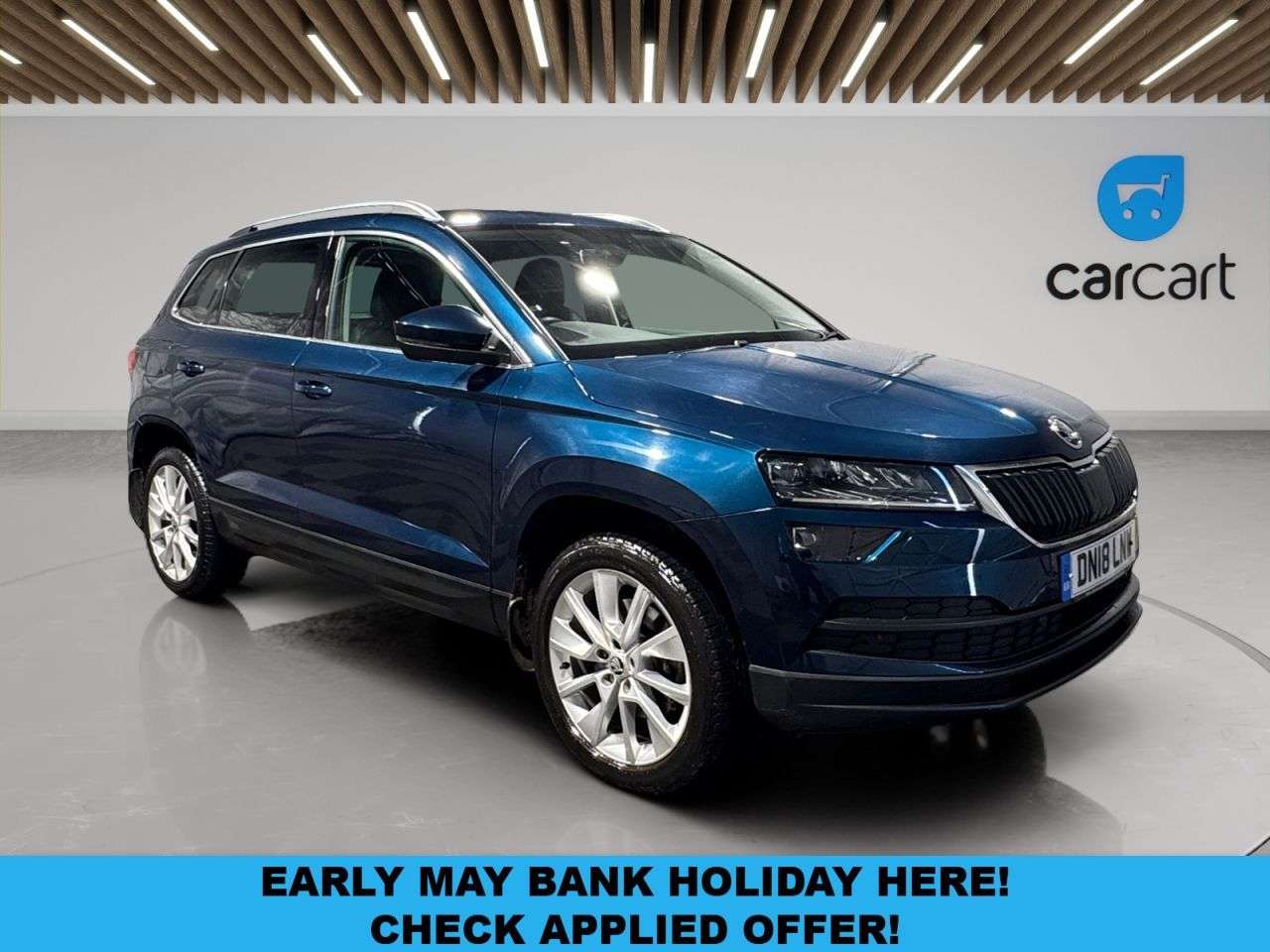 A 2018 SKODA KAROQ 1.0 TSI SE L SUV 5dr Petrol DSG Euro 6 (s/s) (115 ps) (Rates starting as lo A 2018 SKODA KAROQ 1.0 TSI SE L SUV 5dr Petrol DSG Euro 6 (s/s) (115 ps) (Rates starting as lo