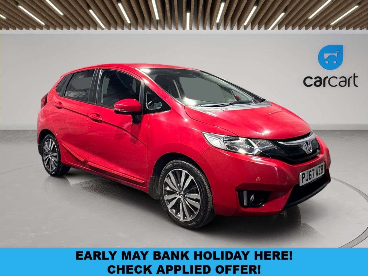A 2017 HONDA JAZZ 1.3 i-VTEC EX Hatchback 5dr Petrol CVT Euro 6 (s/s) (102 ps) (Rates startin A 2017 HONDA JAZZ 1.3 i-VTEC EX Hatchback 5dr Petrol CVT Euro 6 (s/s) (102 ps) (Rates startin