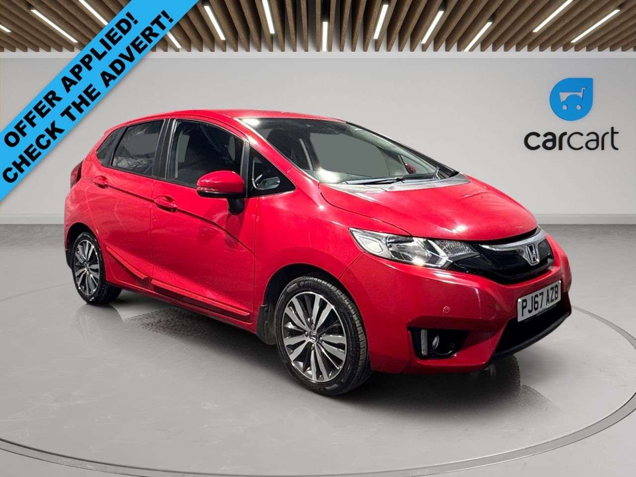 A 2017 HONDA JAZZ 1.3 i-VTEC EX Hatchback 5dr Petrol CVT Euro 6 (s/s) (102 ps) (Rates startin A 2017 HONDA JAZZ 1.3 i-VTEC EX Hatchback 5dr Petrol CVT Euro 6 (s/s) (102 ps) (Rates startin