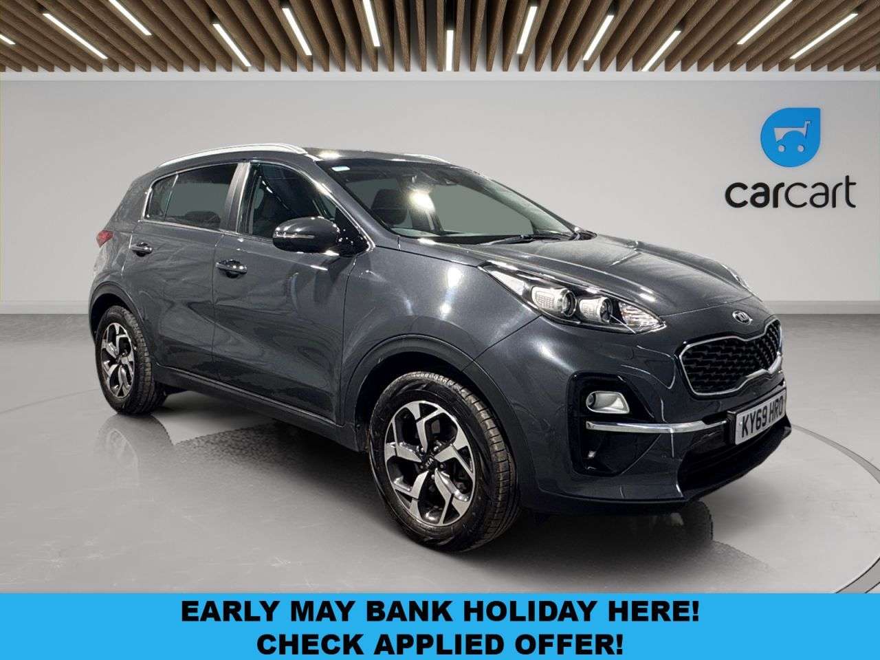 A 2019 KIA SPORTAGE 1.6 CRDi EcoDynamics+ 2 SUV 5dr Diesel Hybrid Manual Euro 6 (s/s) (134 bhp) A 2019 KIA SPORTAGE 1.6 CRDi EcoDynamics+ 2 SUV 5dr Diesel Hybrid Manual Euro 6 (s/s) (134 bhp)