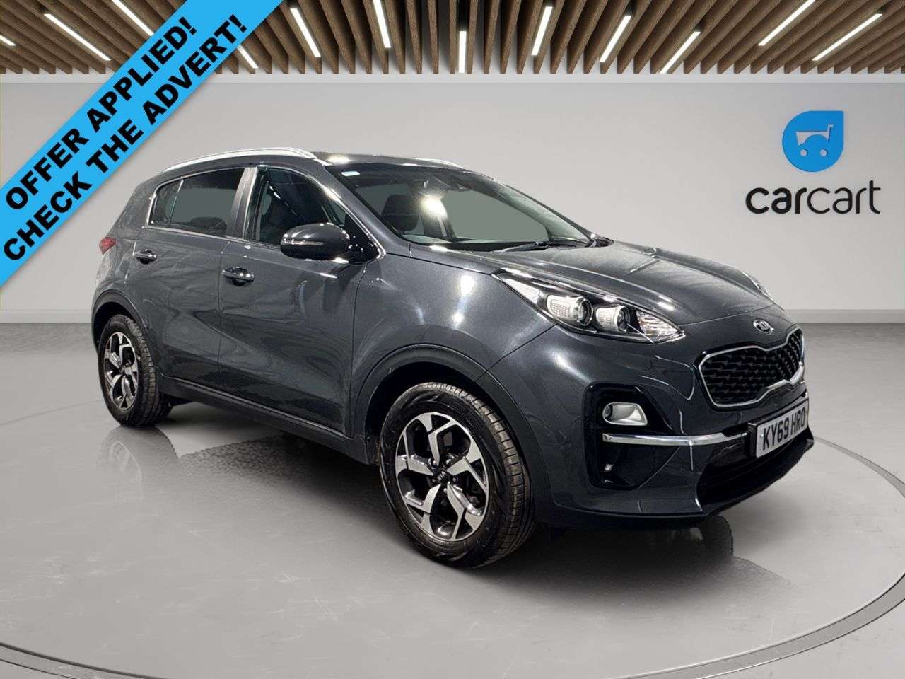 A 2019 KIA SPORTAGE 1.6 CRDi EcoDynamics+ 2 SUV 5dr Diesel Hybrid Manual Euro 6 (s/s) (134 bhp) A 2019 KIA SPORTAGE 1.6 CRDi EcoDynamics+ 2 SUV 5dr Diesel Hybrid Manual Euro 6 (s/s) (134 bhp)