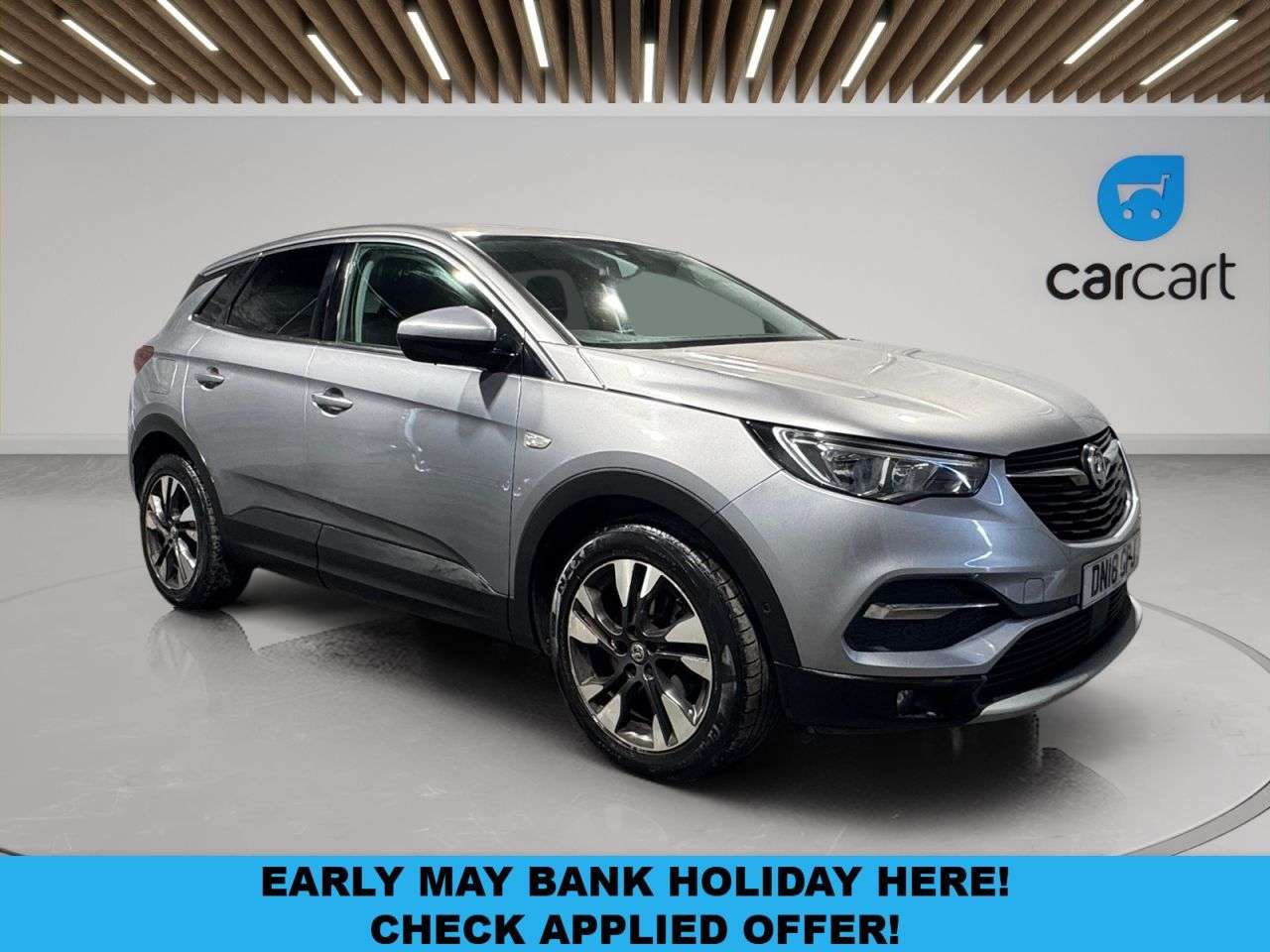 A 2018 VAUXHALL GRANDLAND X 1.6 Turbo D BlueInjection Sport Nav SUV 5dr Diesel Auto Euro 6 (s/s) (120 p A 2018 VAUXHALL GRANDLAND X 1.6 Turbo D BlueInjection Sport Nav SUV 5dr Diesel Auto Euro 6 (s/s) (120 p