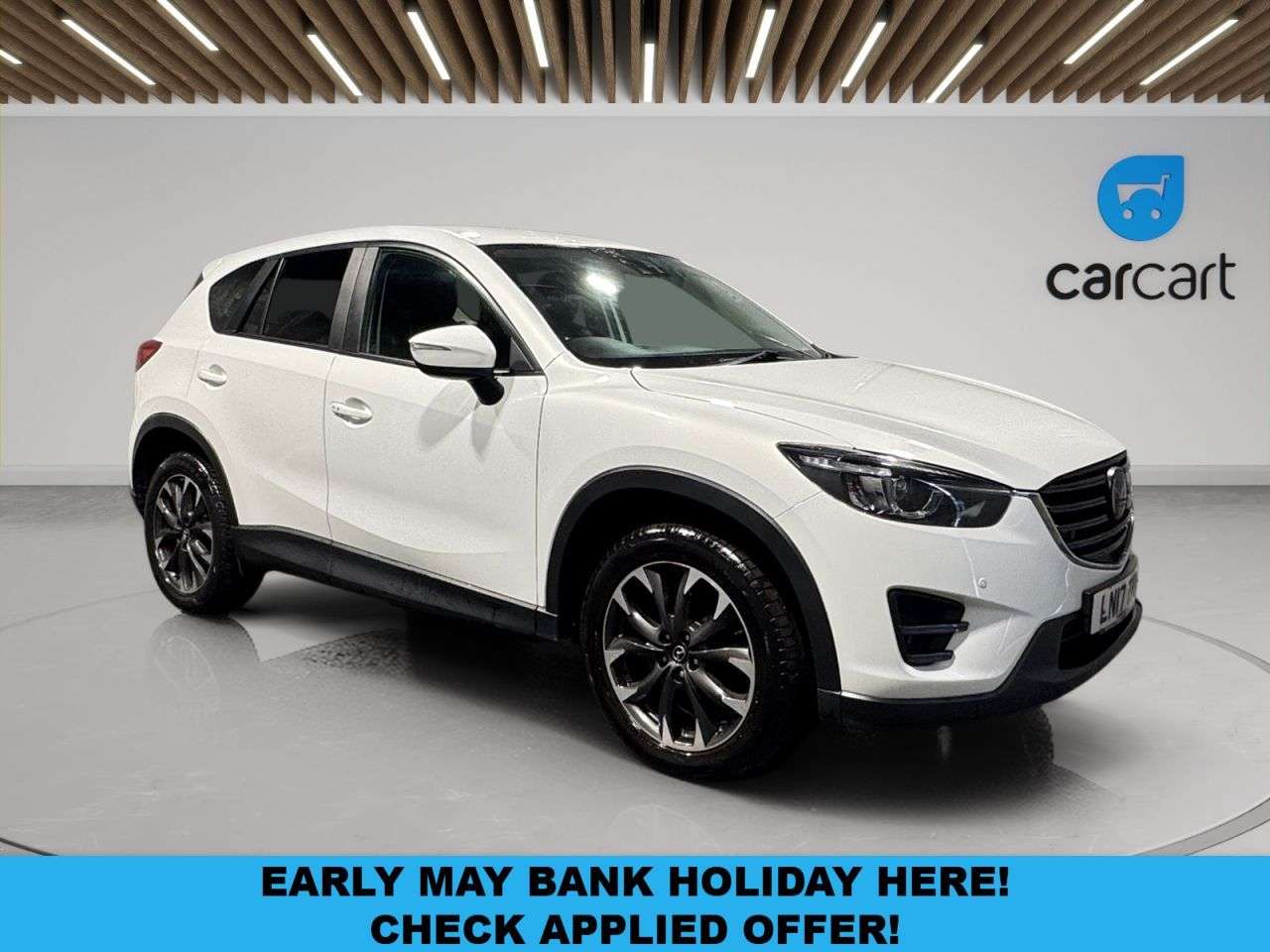A 2017 MAZDA CX-5 2.2 SKYACTIV-D Sport Nav SUV 5dr Diesel Auto 4WD Euro 6 (s/s) (175 ps) (Rat A 2017 MAZDA CX-5 2.2 SKYACTIV-D Sport Nav SUV 5dr Diesel Auto 4WD Euro 6 (s/s) (175 ps) (Rat