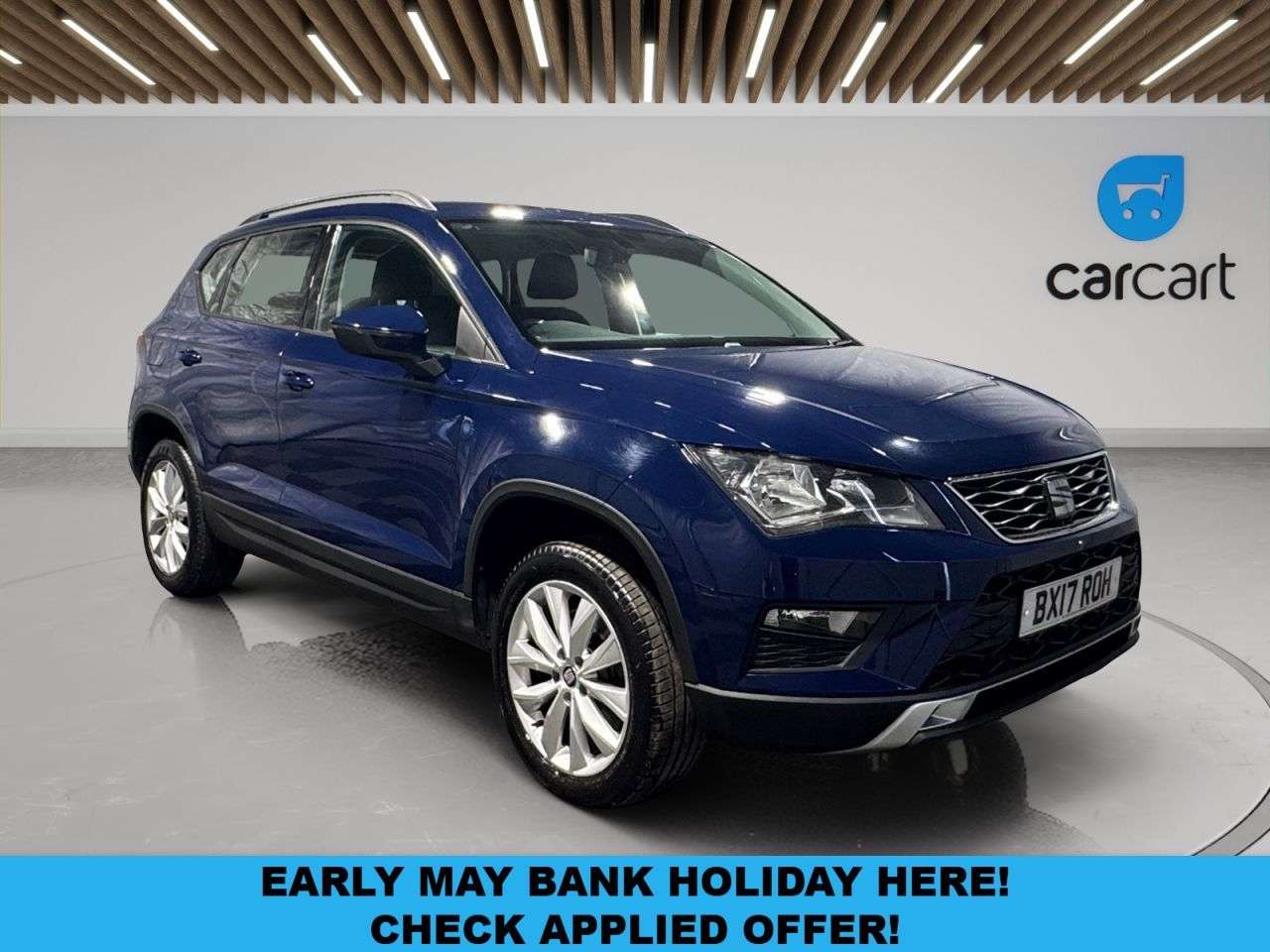 A 2017 SEAT ATECA 1.6 TDI Ecomotive SE SUV 5dr Diesel Manual Euro 6 (s/s) (115 ps) (Rates sta A 2017 SEAT ATECA 1.6 TDI Ecomotive SE SUV 5dr Diesel Manual Euro 6 (s/s) (115 ps) (Rates sta