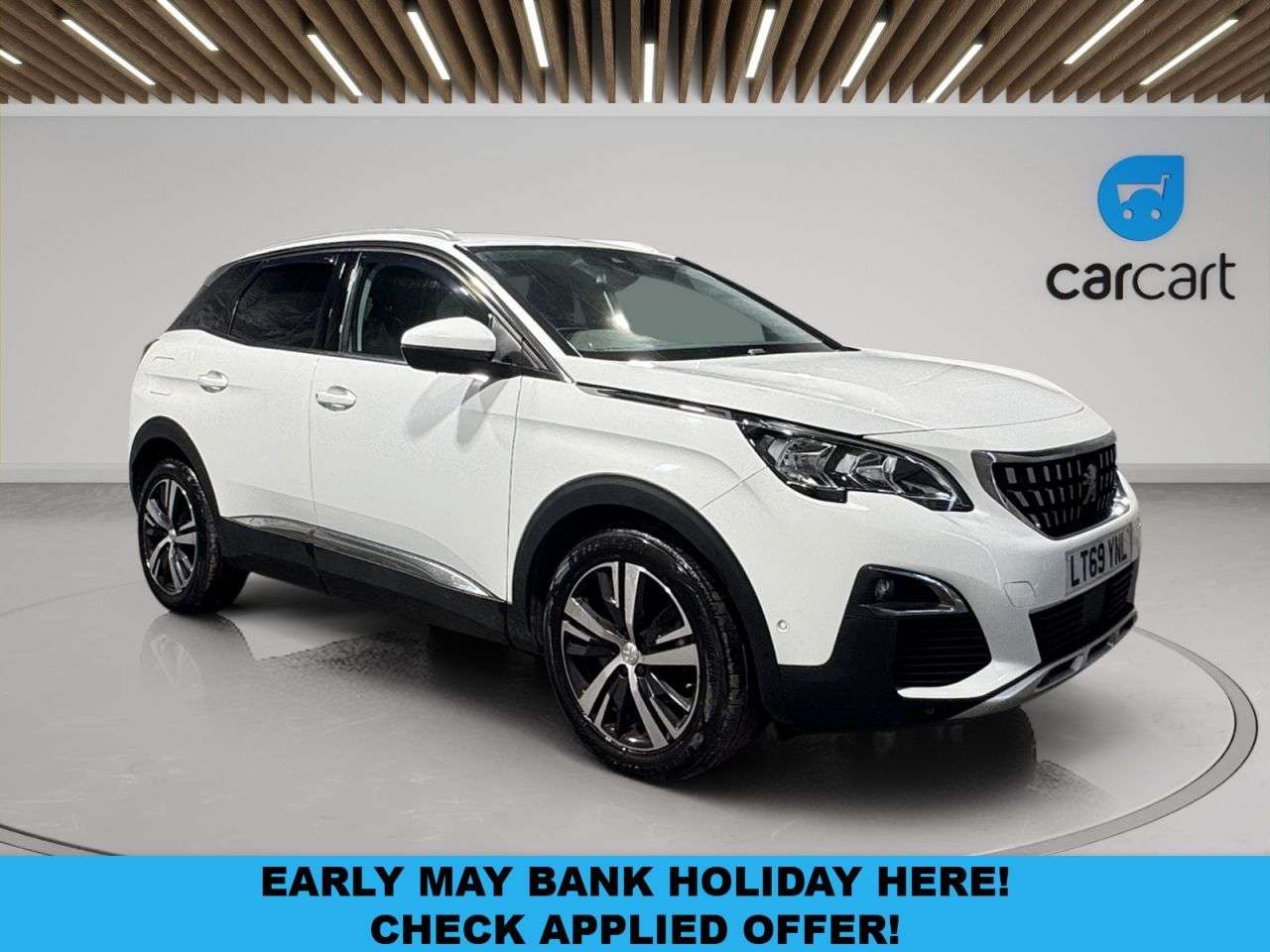 A 2019 PEUGEOT 3008 1.5 BlueHDi Allure SUV 5dr Diesel Manual Euro 6 (s/s) (130 ps) (Rates start A 2019 PEUGEOT 3008 1.5 BlueHDi Allure SUV 5dr Diesel Manual Euro 6 (s/s) (130 ps) (Rates start