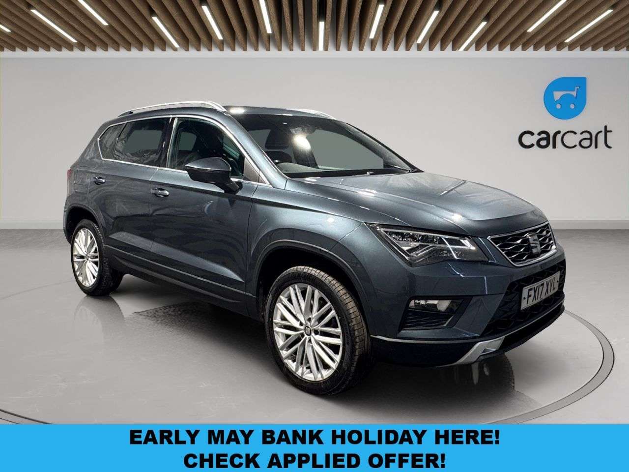 A 2017 SEAT ATECA 1.4 EcoTSI XCELLENCE SUV 5dr Petrol Manual Euro 6 (s/s) (150 ps) (Rates sta A 2017 SEAT ATECA 1.4 EcoTSI XCELLENCE SUV 5dr Petrol Manual Euro 6 (s/s) (150 ps) (Rates sta