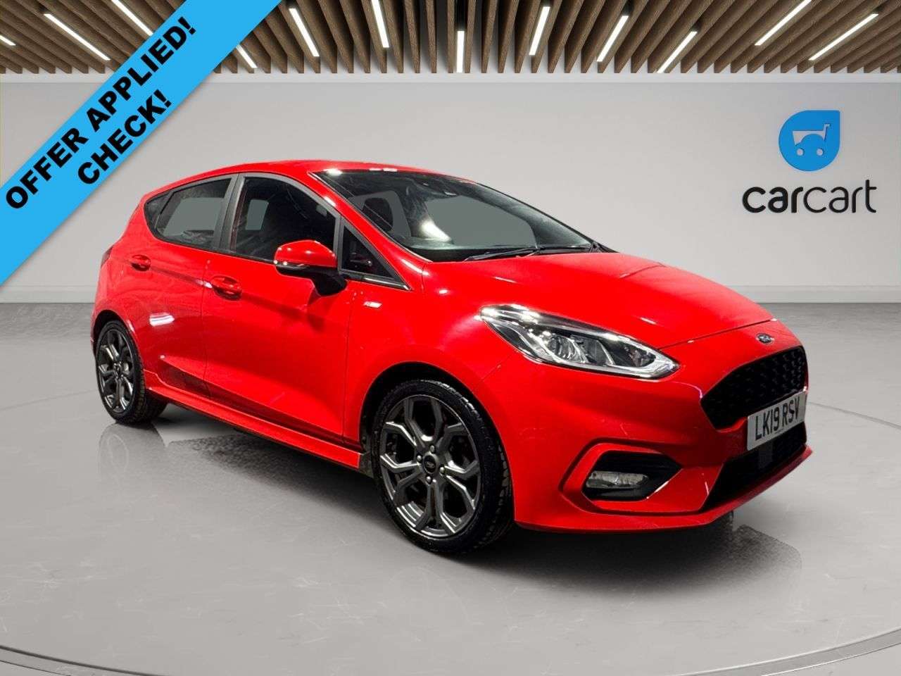 A 2019 FORD FIESTA 1.0T EcoBoost GPF ST-Line Hatchback 5dr Petrol Manual Euro 6 (s/s) (125 ps) A 2019 FORD FIESTA 1.0T EcoBoost GPF ST-Line Hatchback 5dr Petrol Manual Euro 6 (s/s) (125 ps)