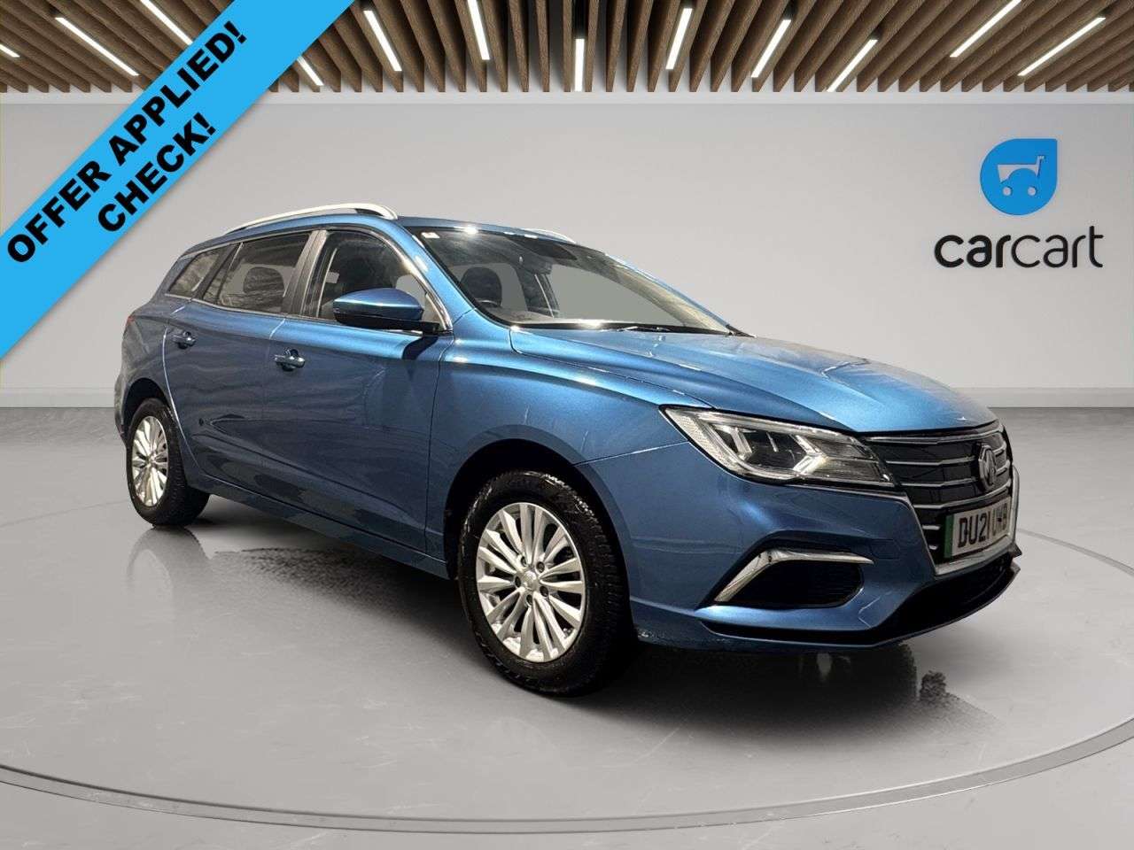 A 2021 MG MG5 52.5kWh Exclusive Estate 5dr Electric Auto (156 ps) (Rates starting as low A 2021 MG MG5 52.5kWh Exclusive Estate 5dr Electric Auto (156 ps) (Rates starting as low