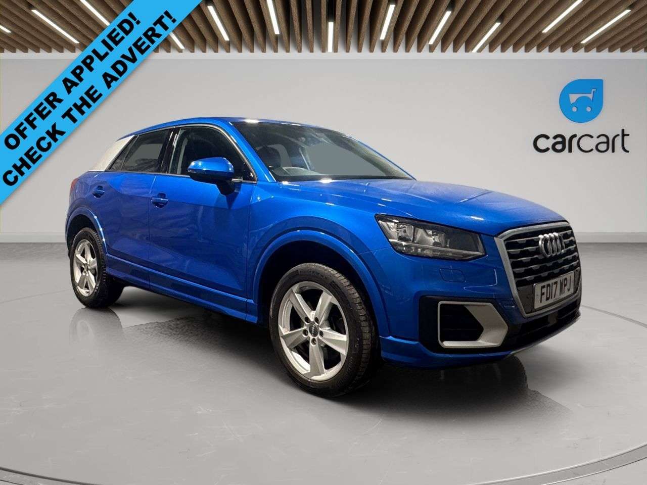 A 2017 AUDI Q2 1.4 TFSI CoD Sport SUV 5dr Petrol Manual Euro 6 (s/s) (150 ps) (Rates start A 2017 AUDI Q2 1.4 TFSI CoD Sport SUV 5dr Petrol Manual Euro 6 (s/s) (150 ps) (Rates start