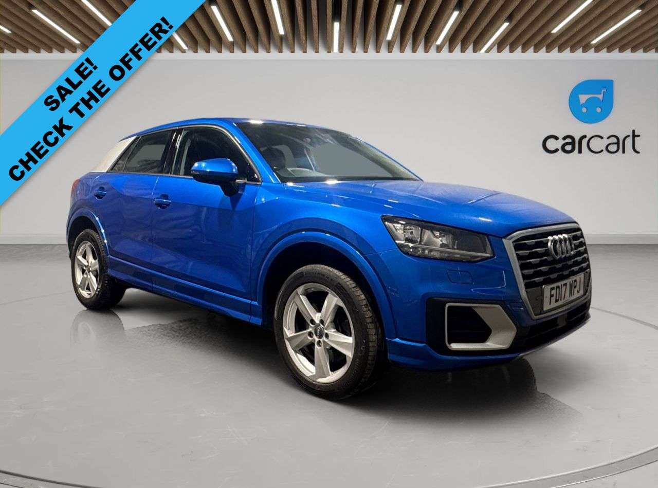 A 2017 AUDI Q2 1.4 TFSI CoD Sport SUV 5dr Petrol Manual Euro 6 (s/s) (150 ps) (Rates start A 2017 AUDI Q2 1.4 TFSI CoD Sport SUV 5dr Petrol Manual Euro 6 (s/s) (150 ps) (Rates start